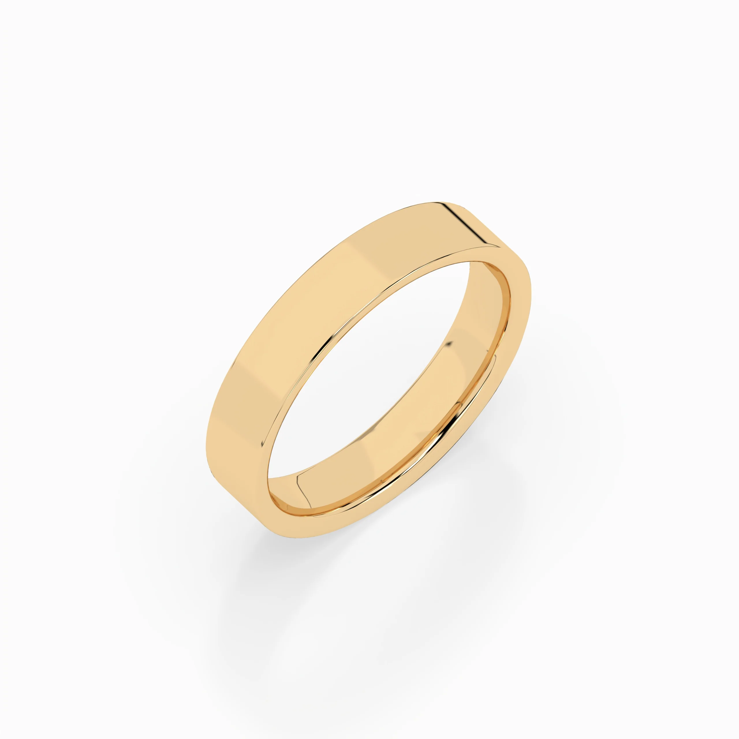 Cigar Ring 3mm - 5mm - Yellow Gold