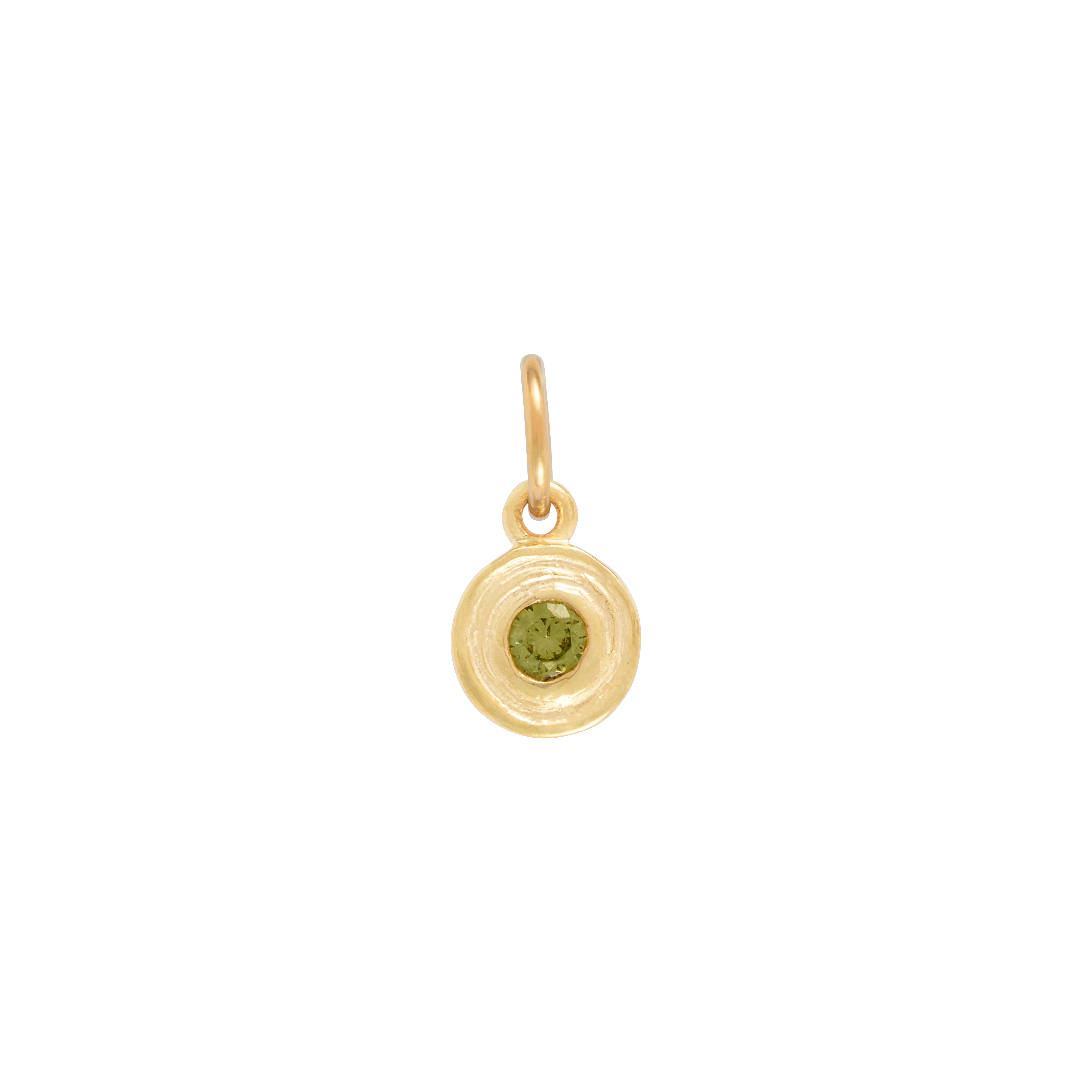 Hanging Birthstone Charm - Gold