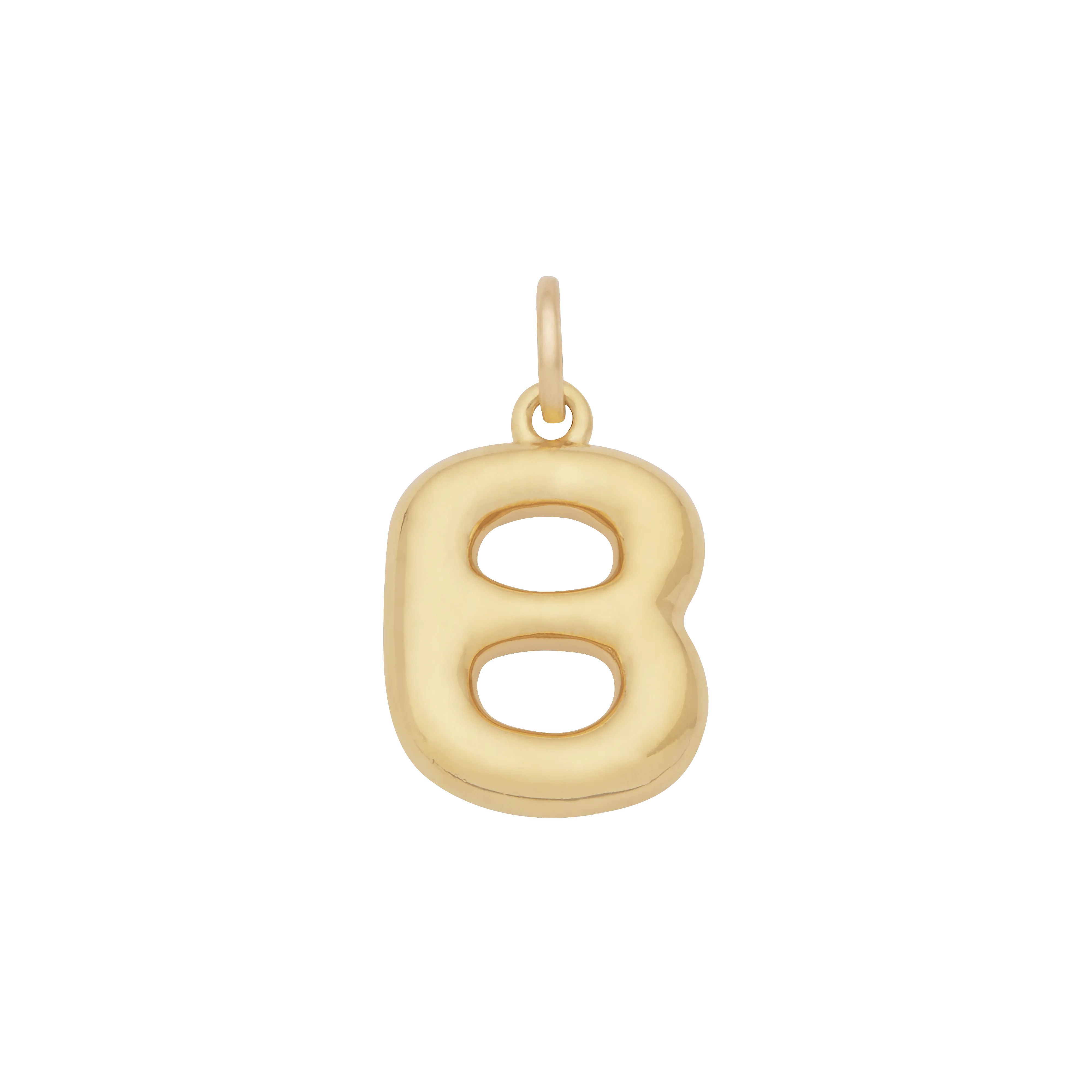 Bubble Letter Charm - Gold