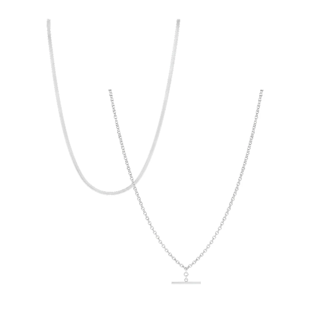 Elvera Necklace Bundle - Silver