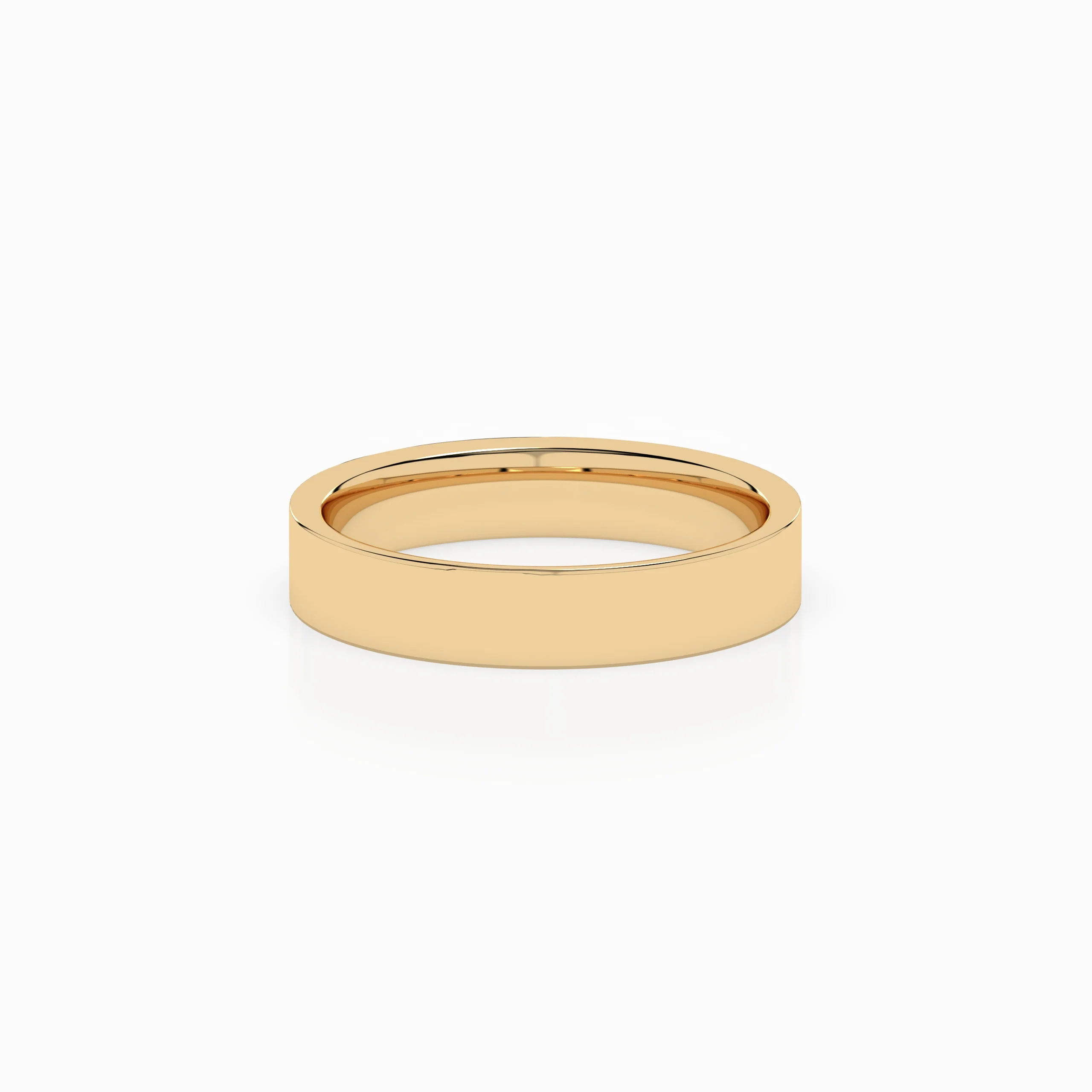 Cigar Ring 3mm - 5mm - Yellow Gold