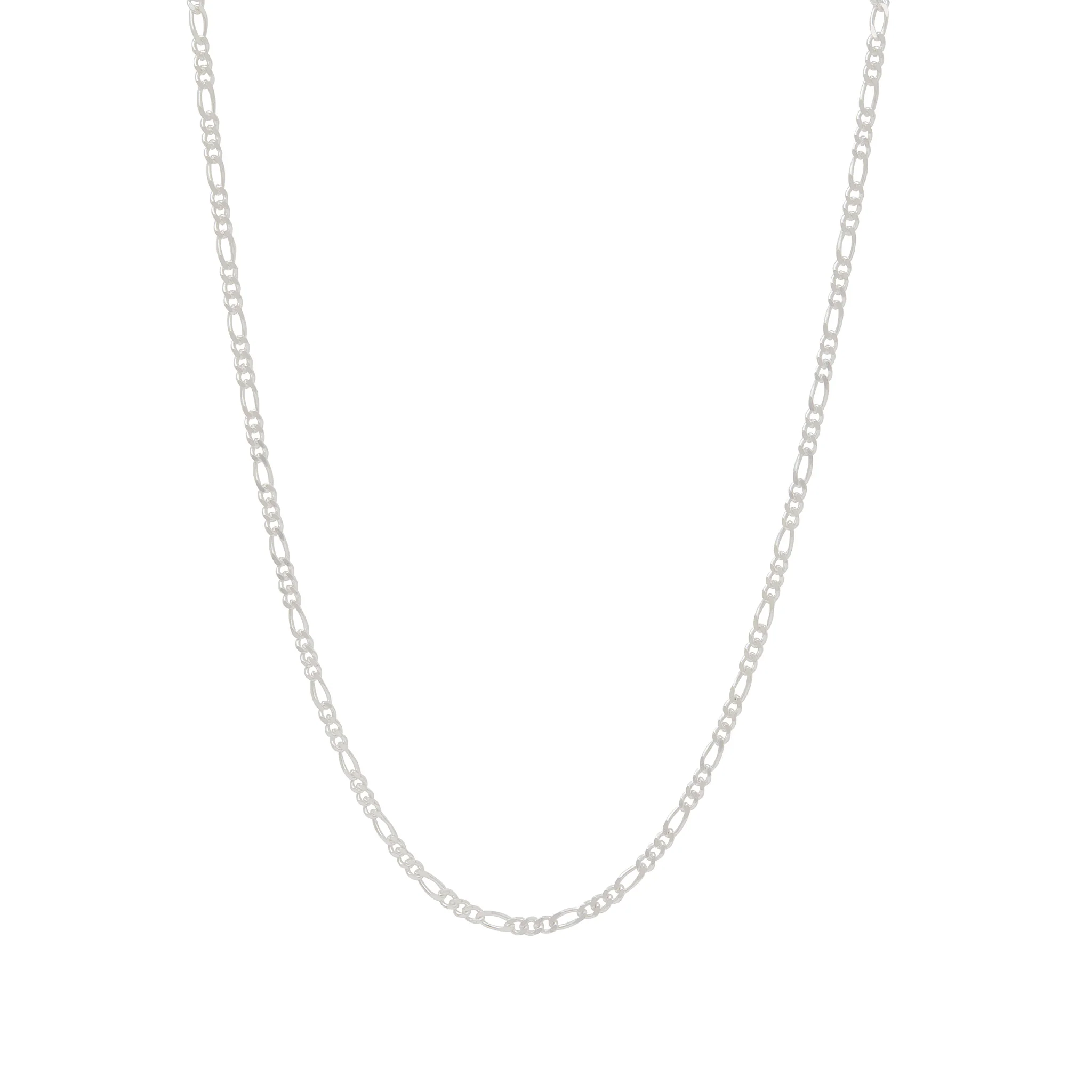 Men's Figaro Necklace - Sterling Silver