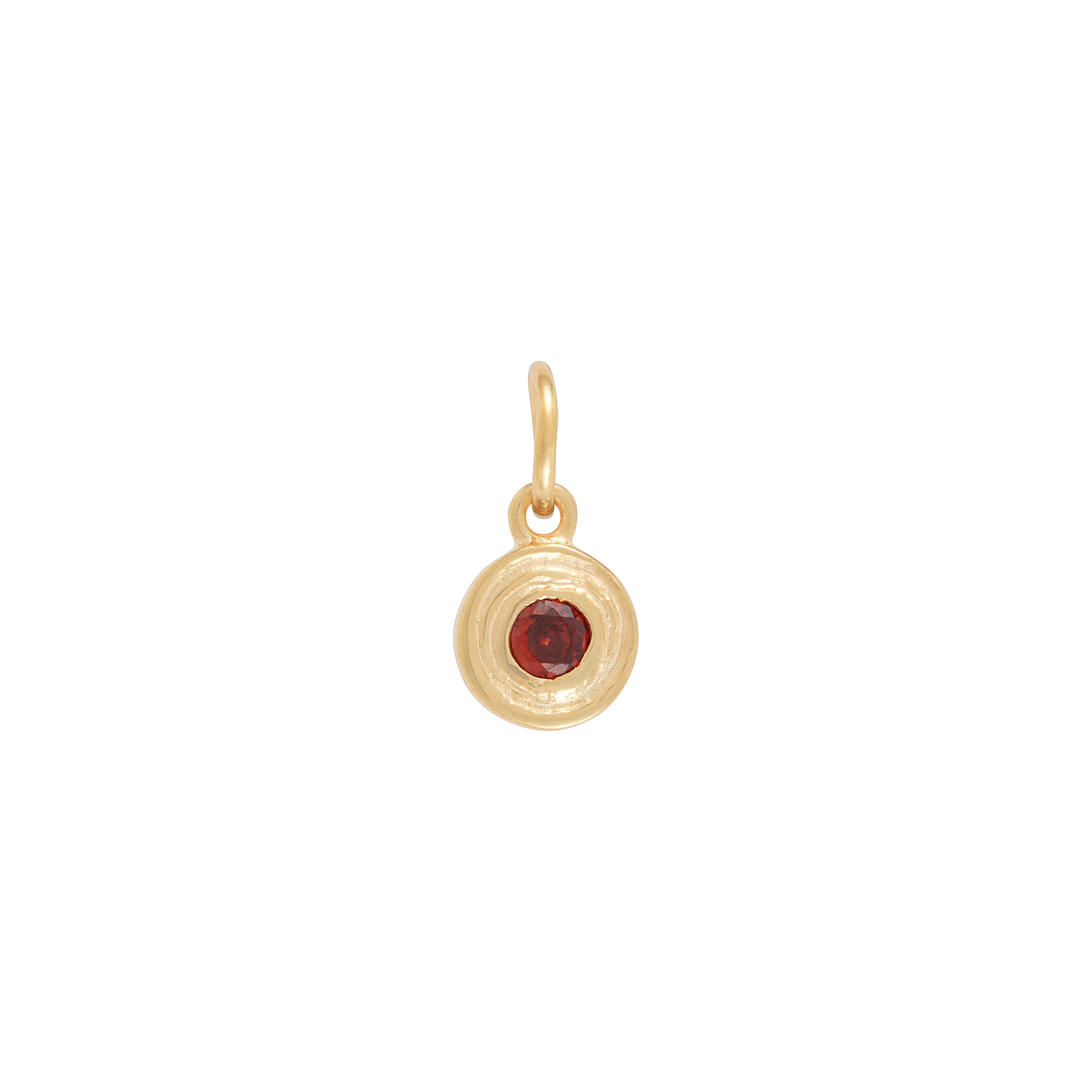 Hanging Birthstone Charm - Gold
