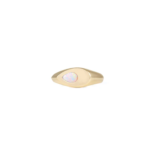 Marcia Opal Ring - Yellow Gold