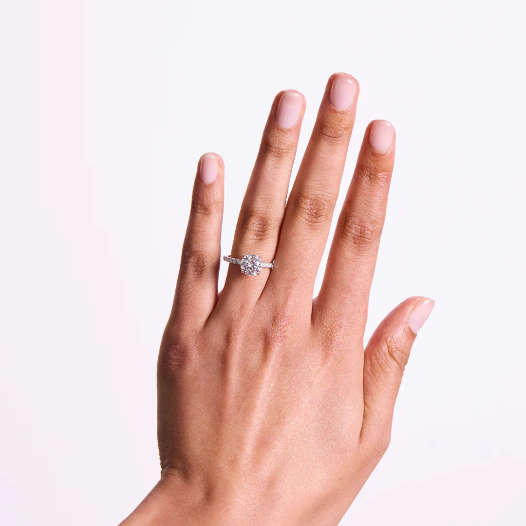 Tali Engagement Ring - White Gold