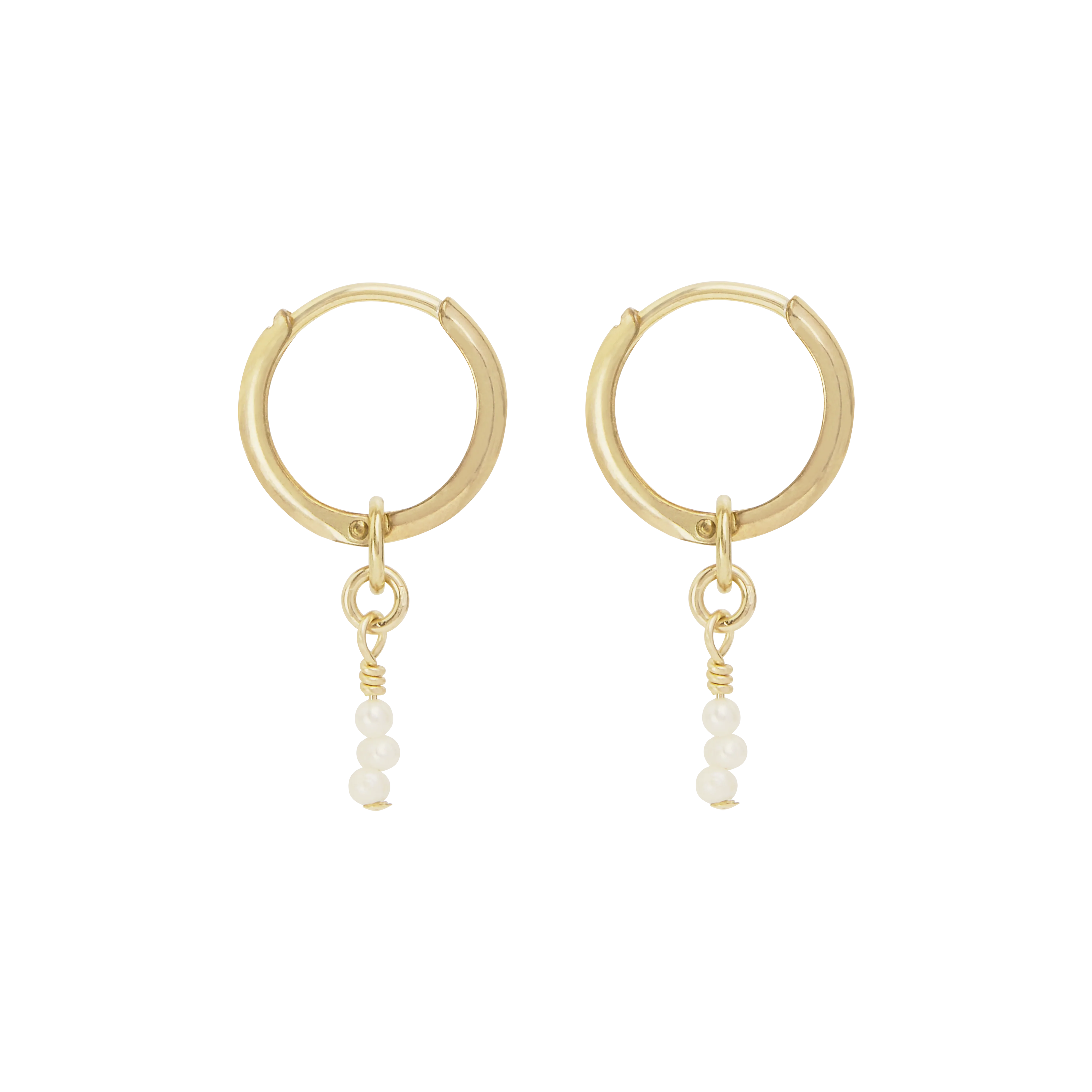 Claire Mini Hoop Earrings - Gold