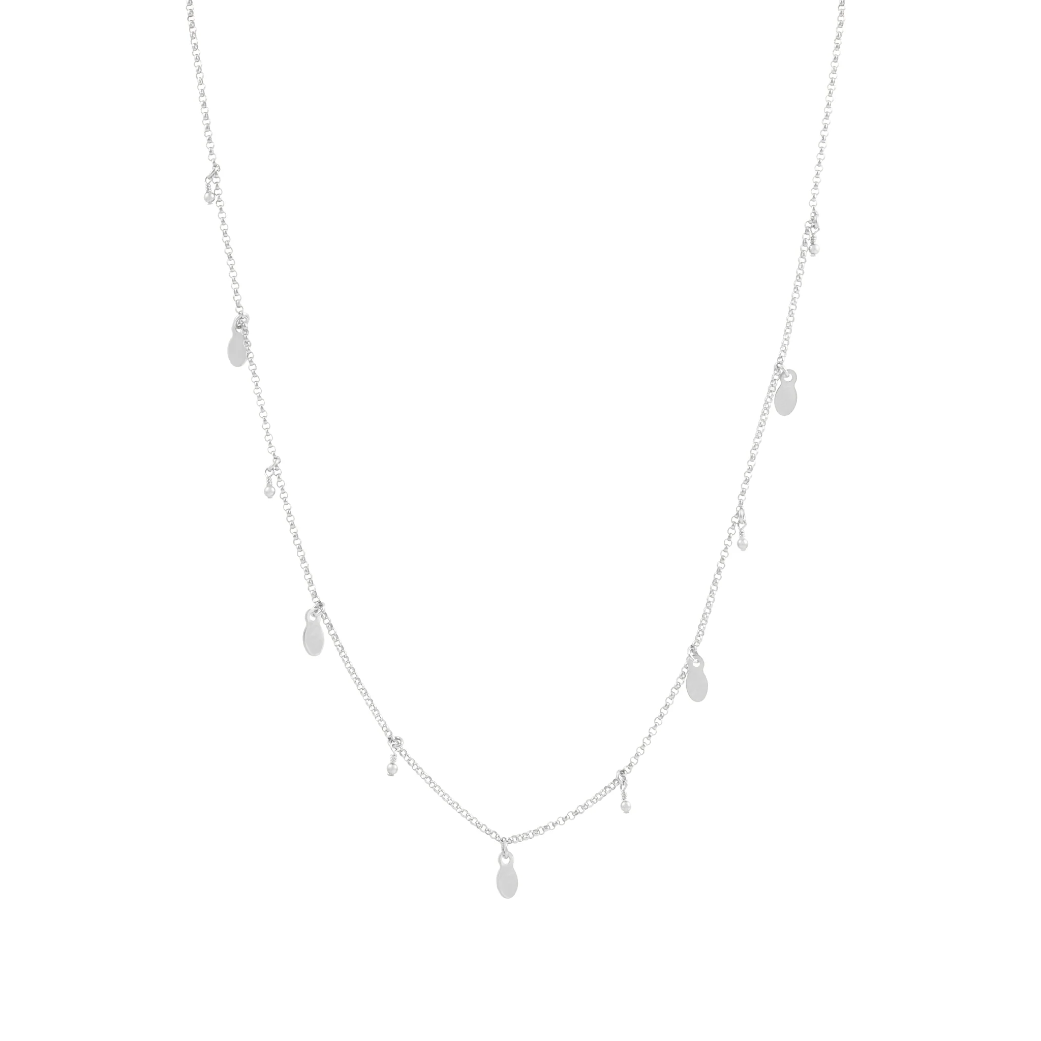 Hatti Beaded Necklace - Sterling Silver