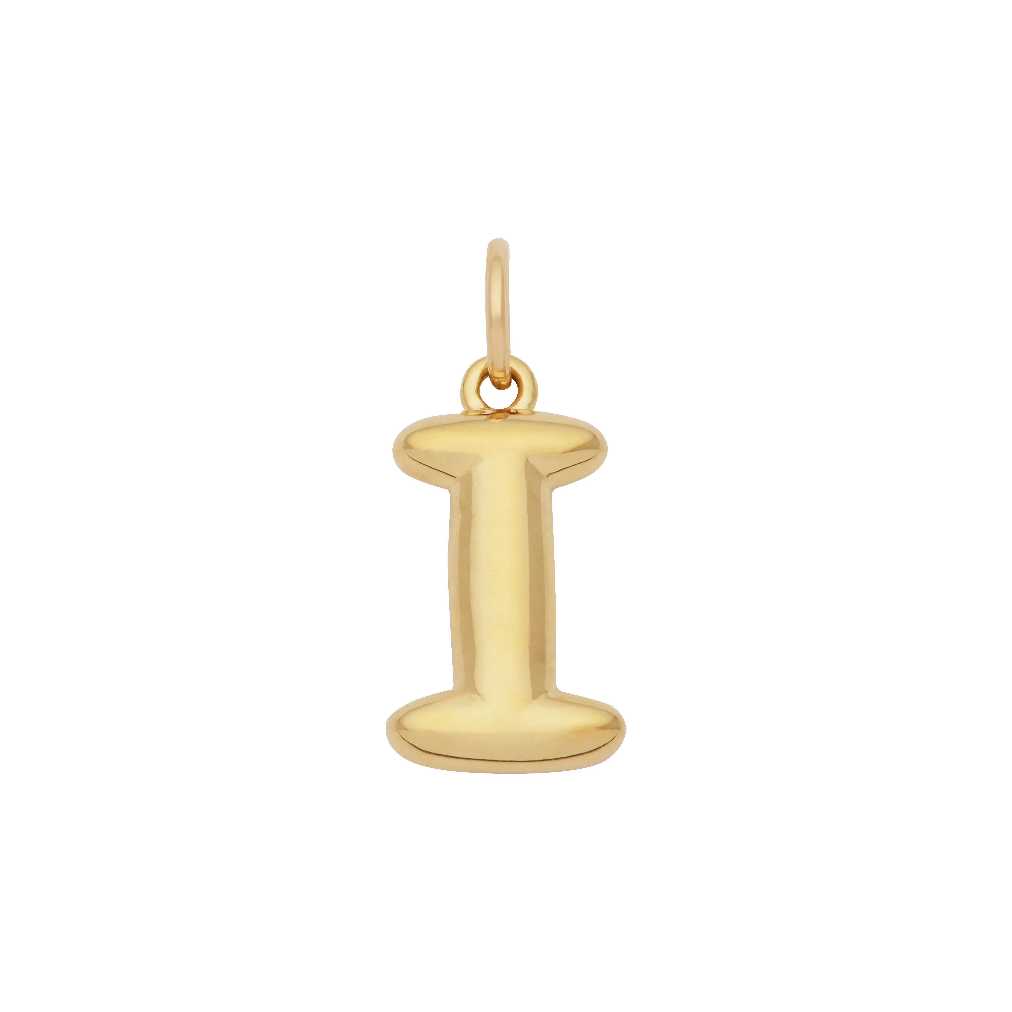 Bubble Letter Charm - Gold