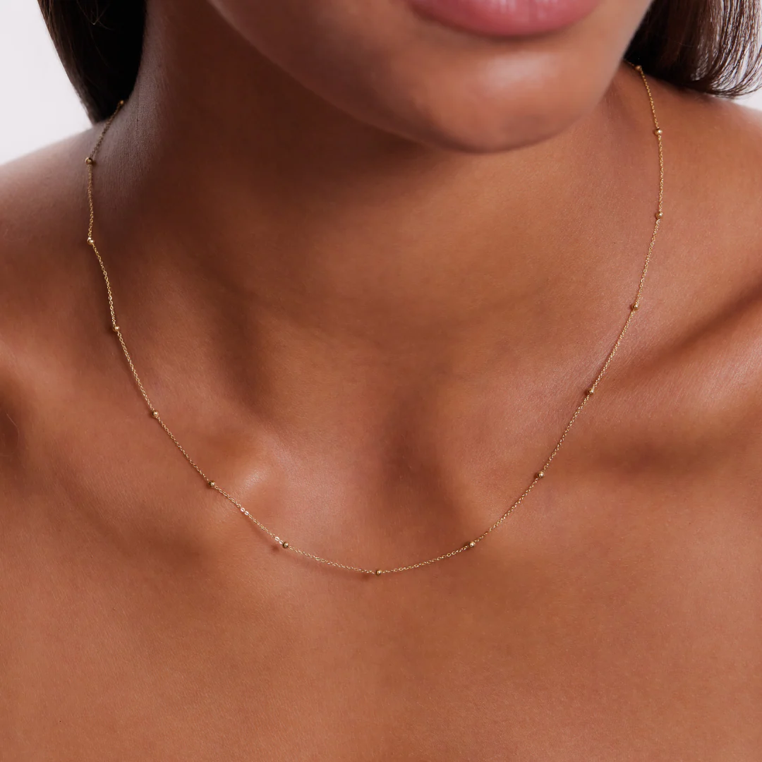 Llia Necklace - Solid Gold