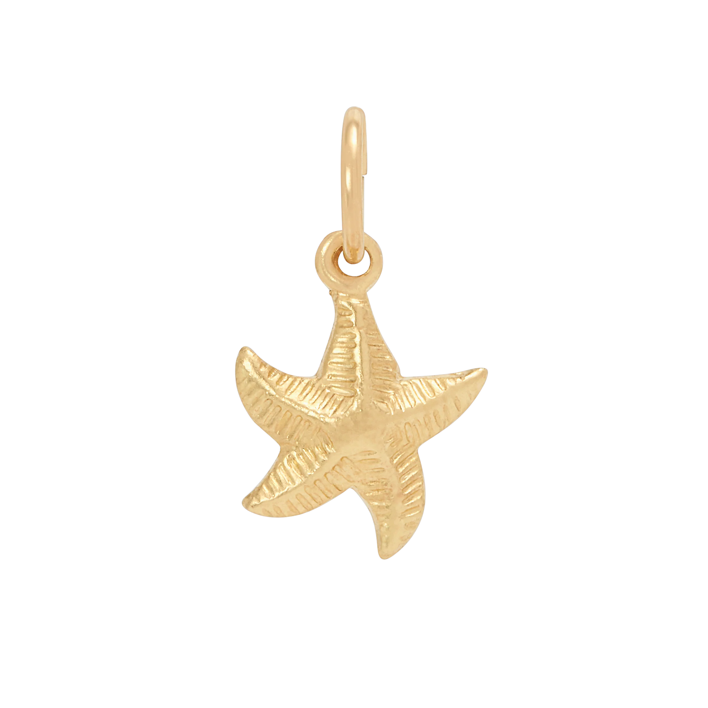 Baby Starfish Charm - Gold