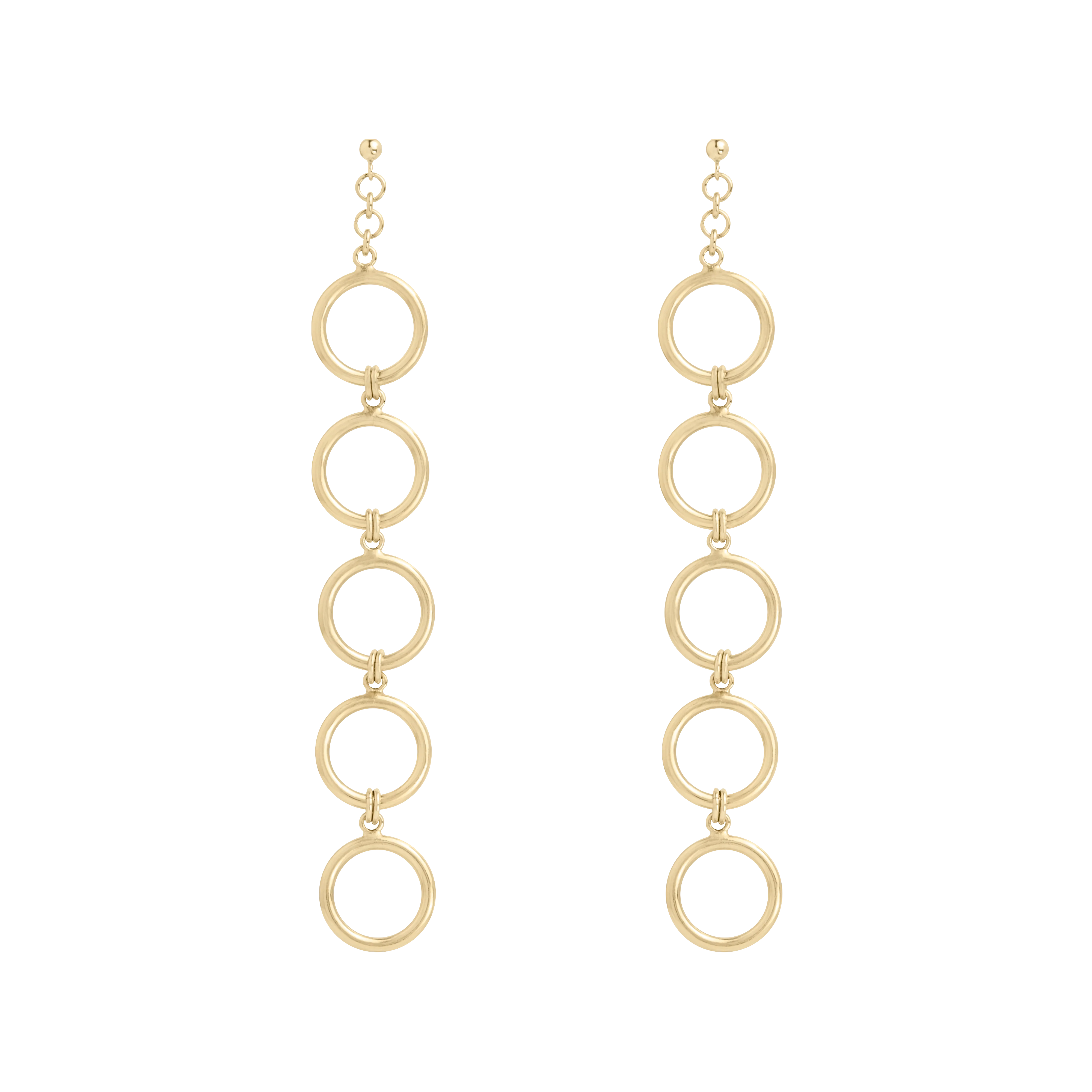 Camelia Earrings - Gold
