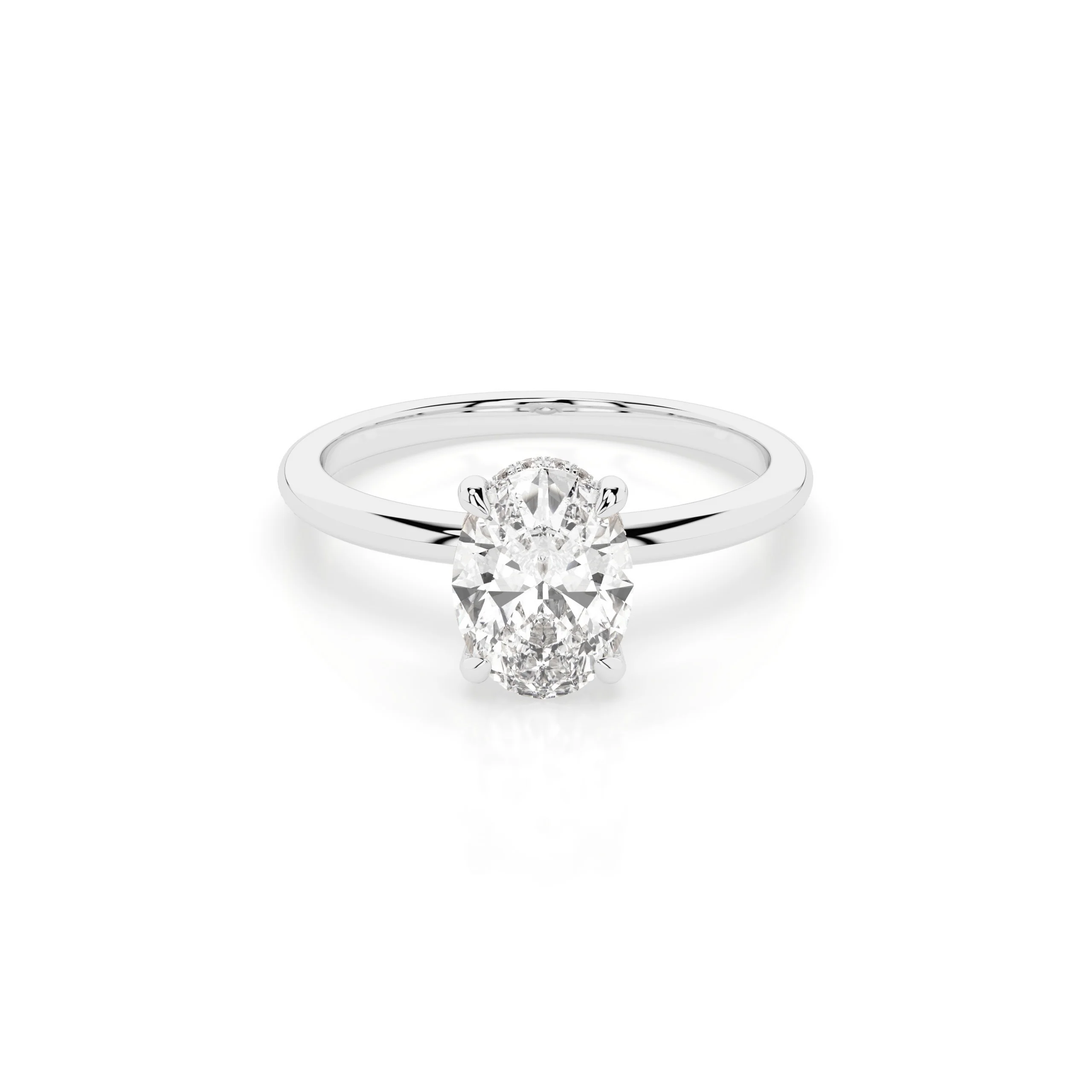 Ava Engagement Ring - White Gold
