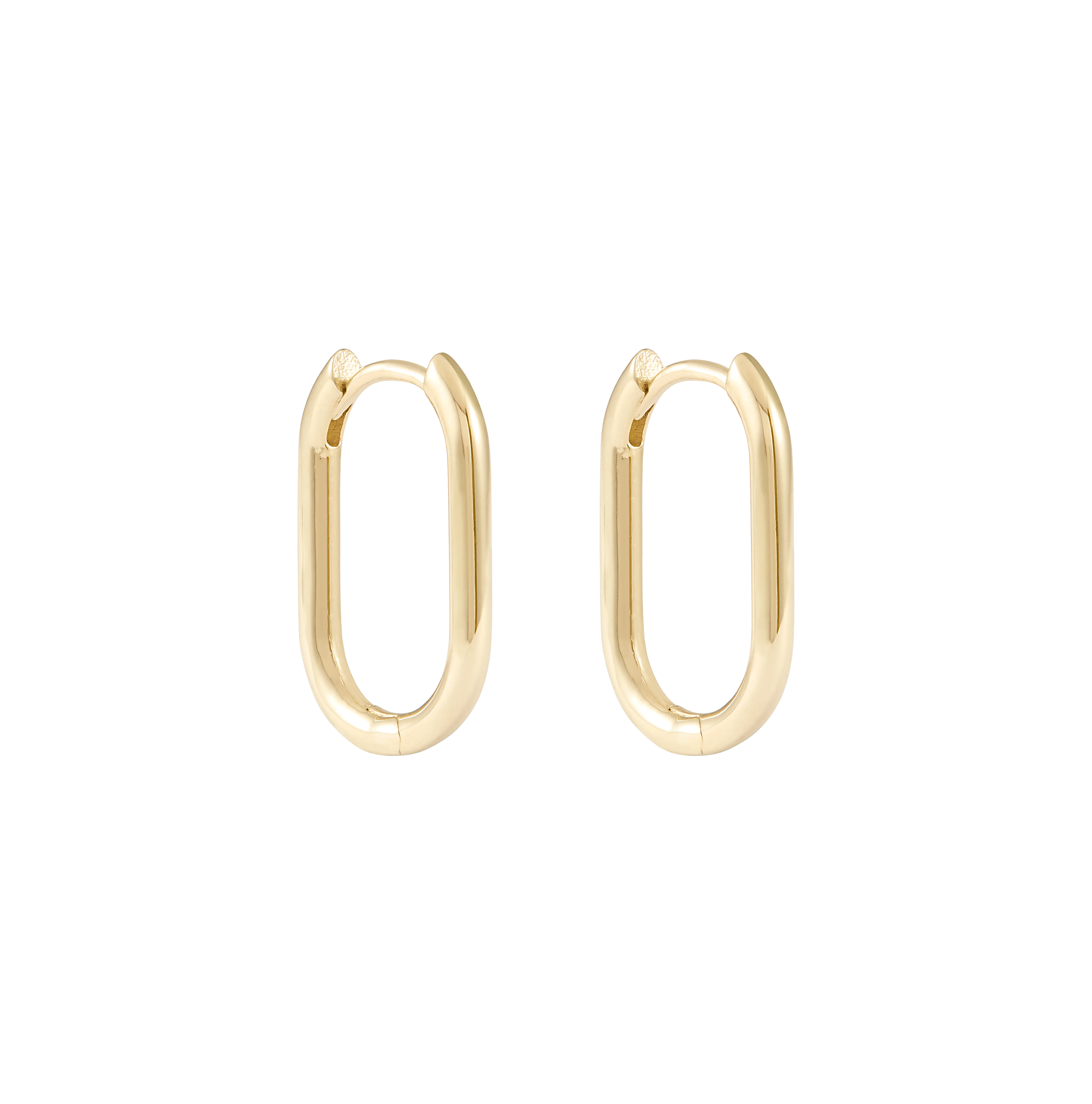 Akari Hoop Earrings 18mm - Solid Gold