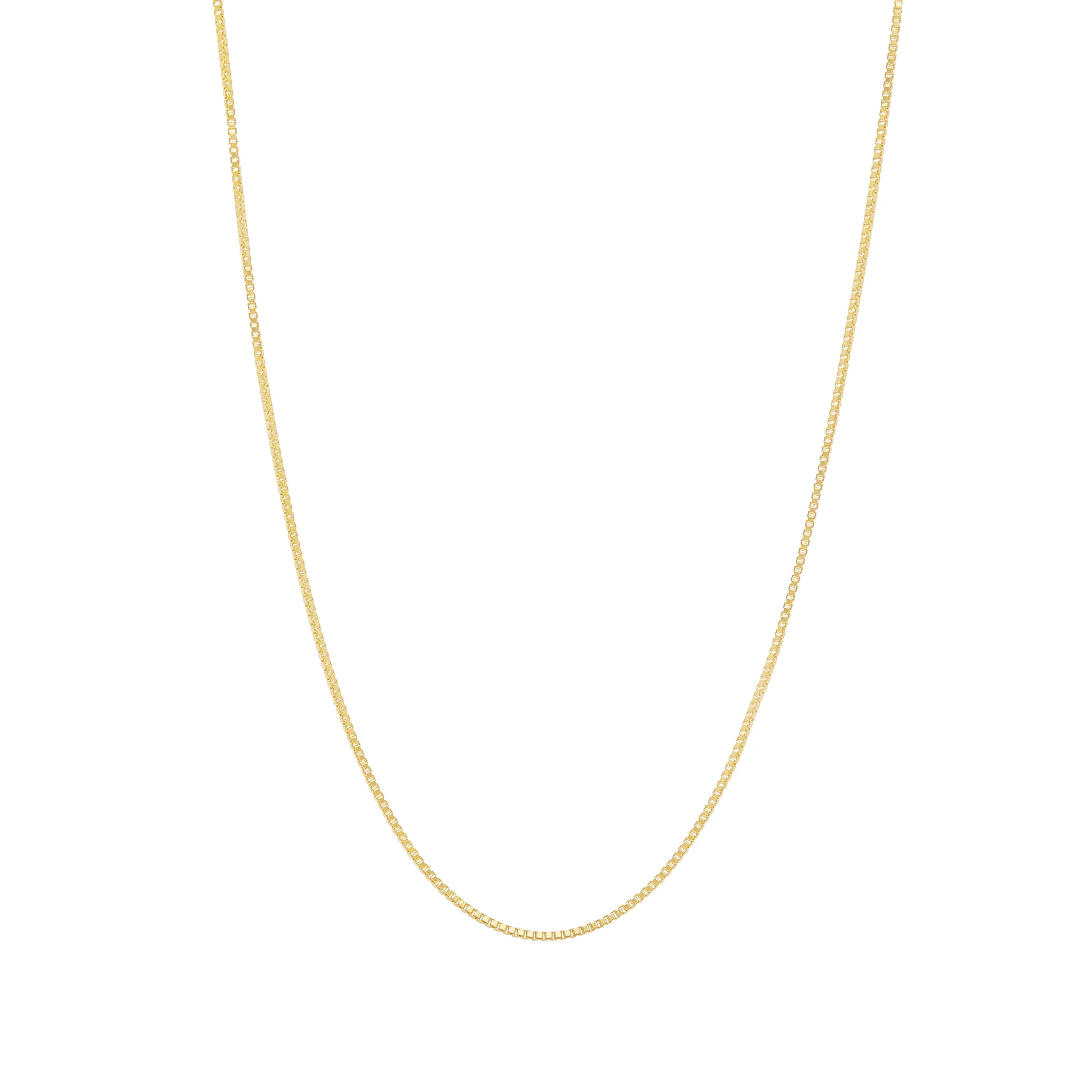 Box Chain Necklace - Gold