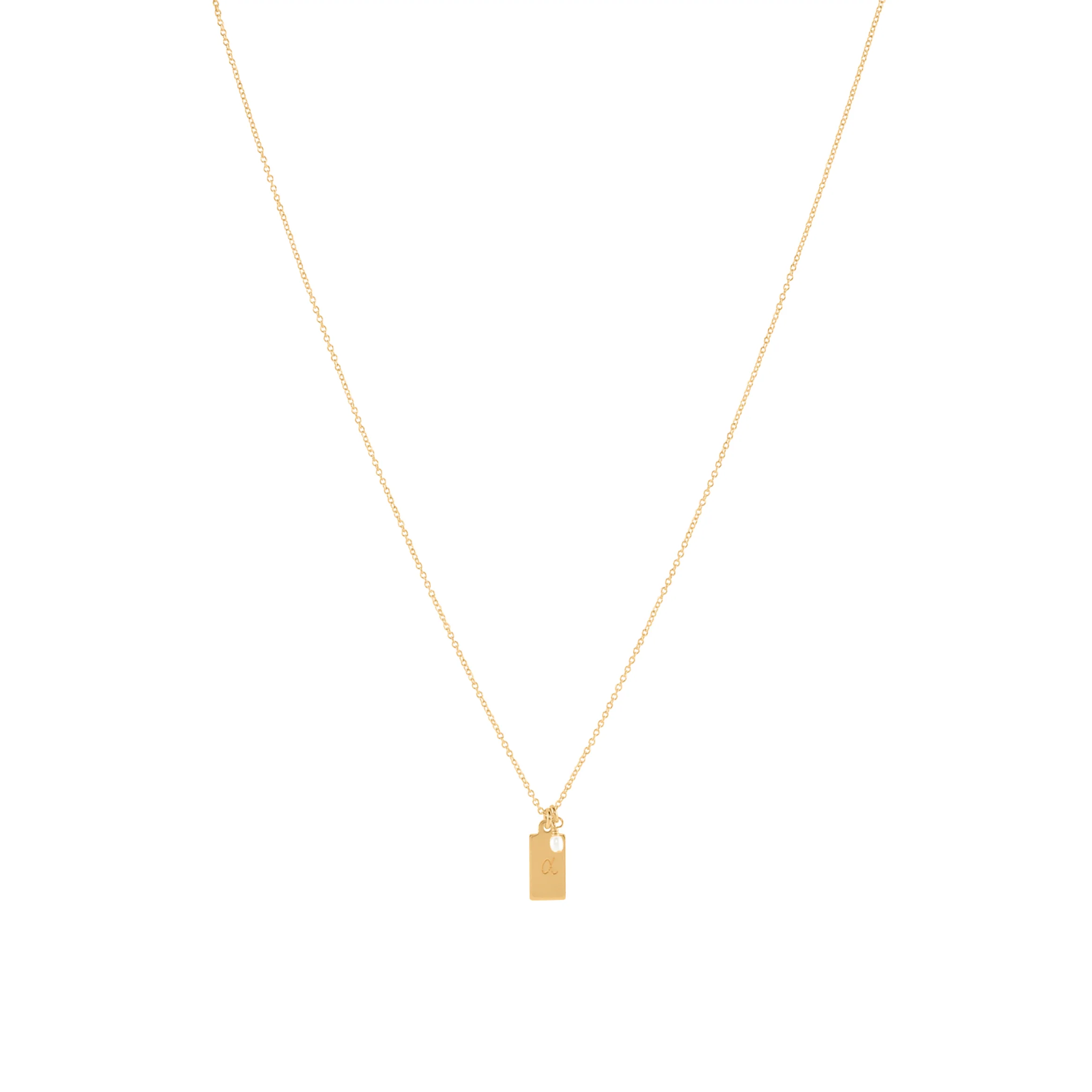 Letter Necklace - Gold