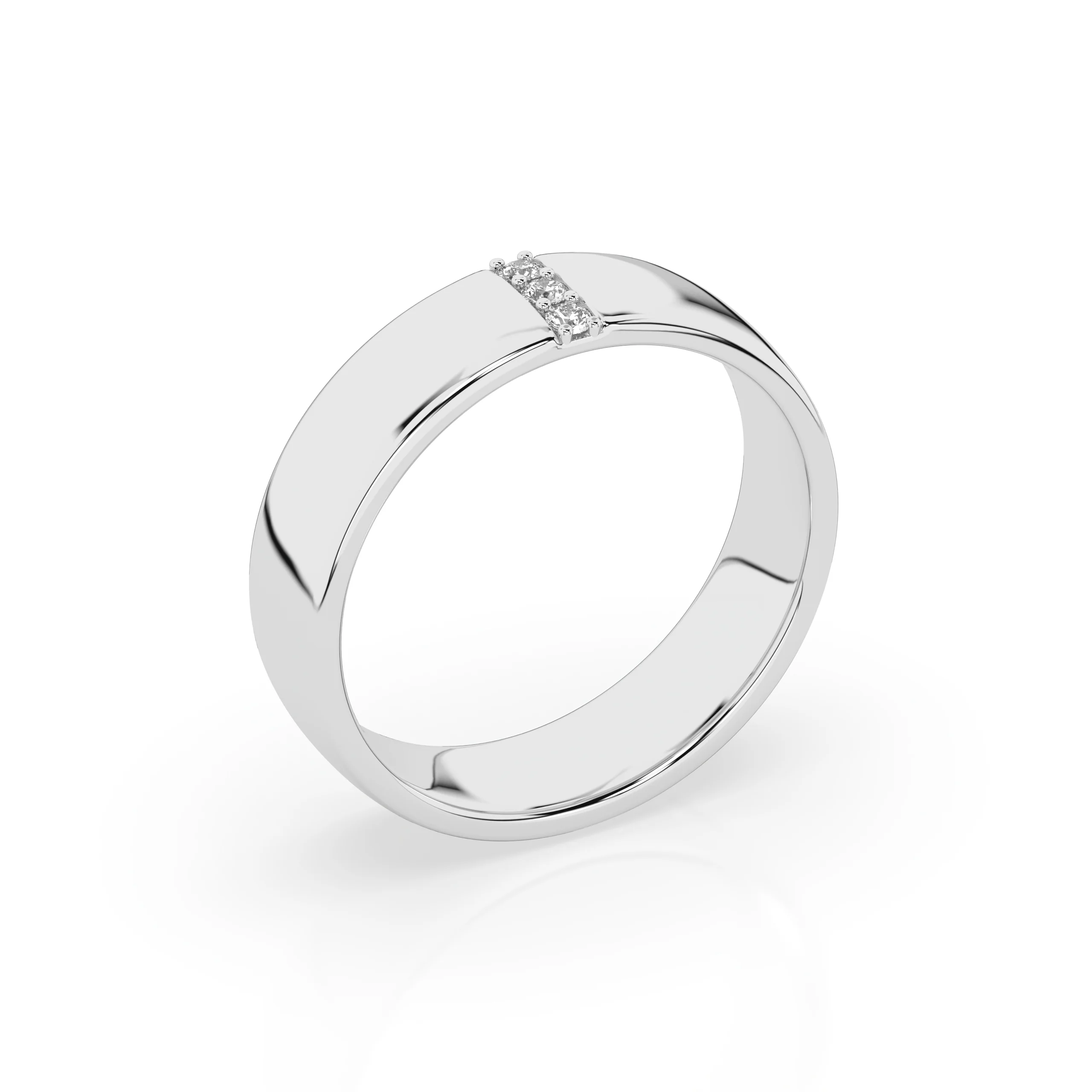 Dominic Diamond Ring - White Gold