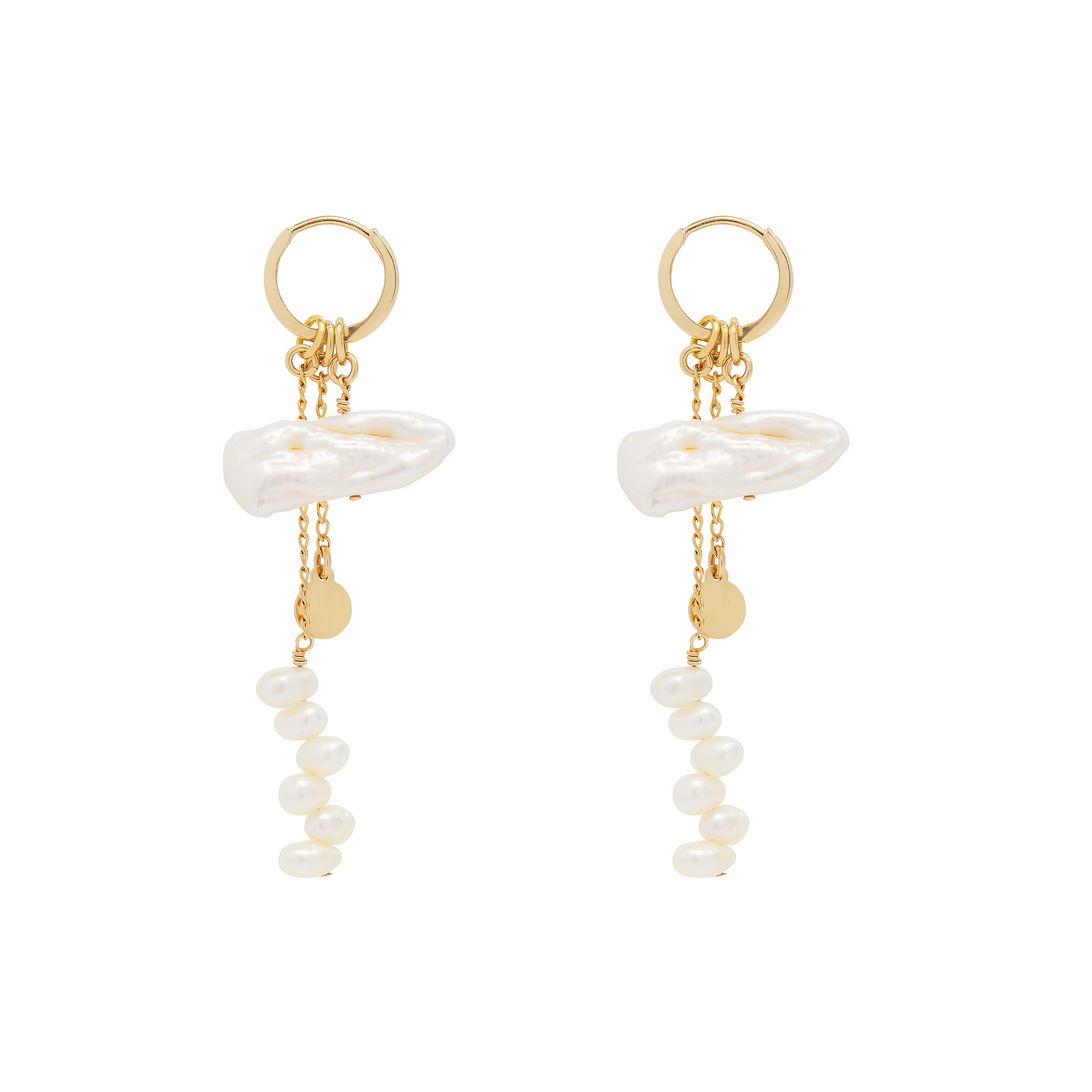 Aveline Mini Hoop Earrings - Gold
