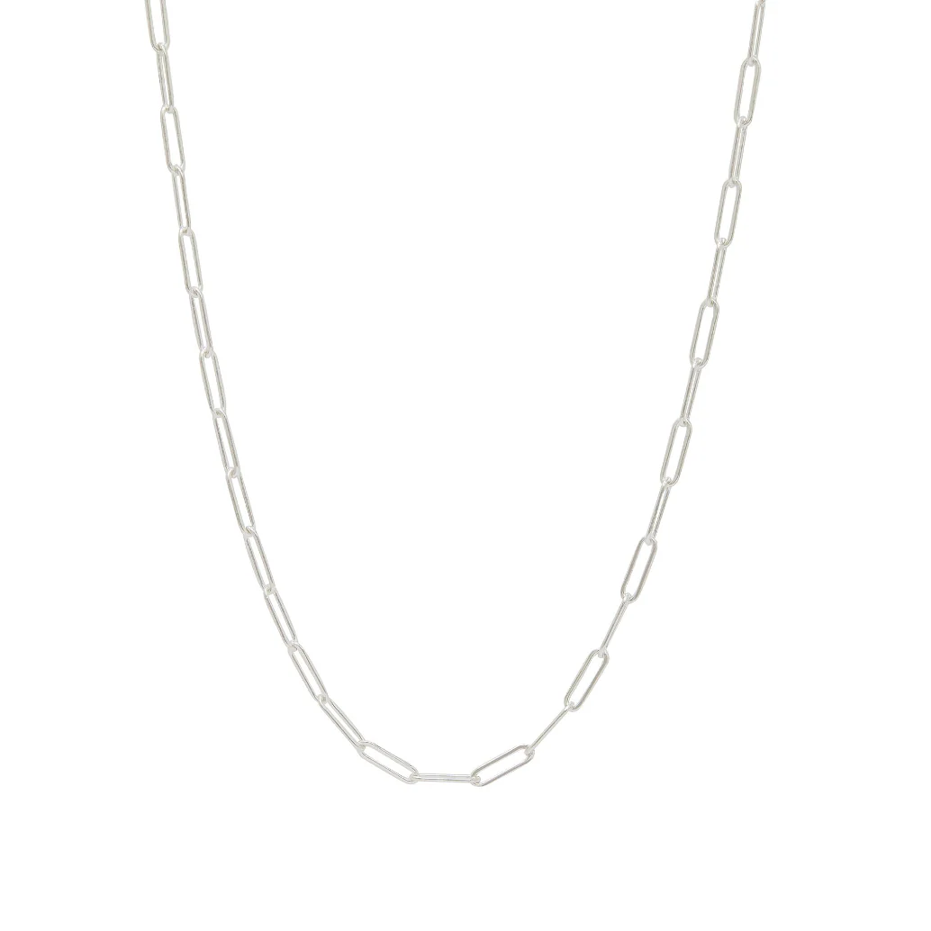 Yves Chain Necklace - Sterling Silver