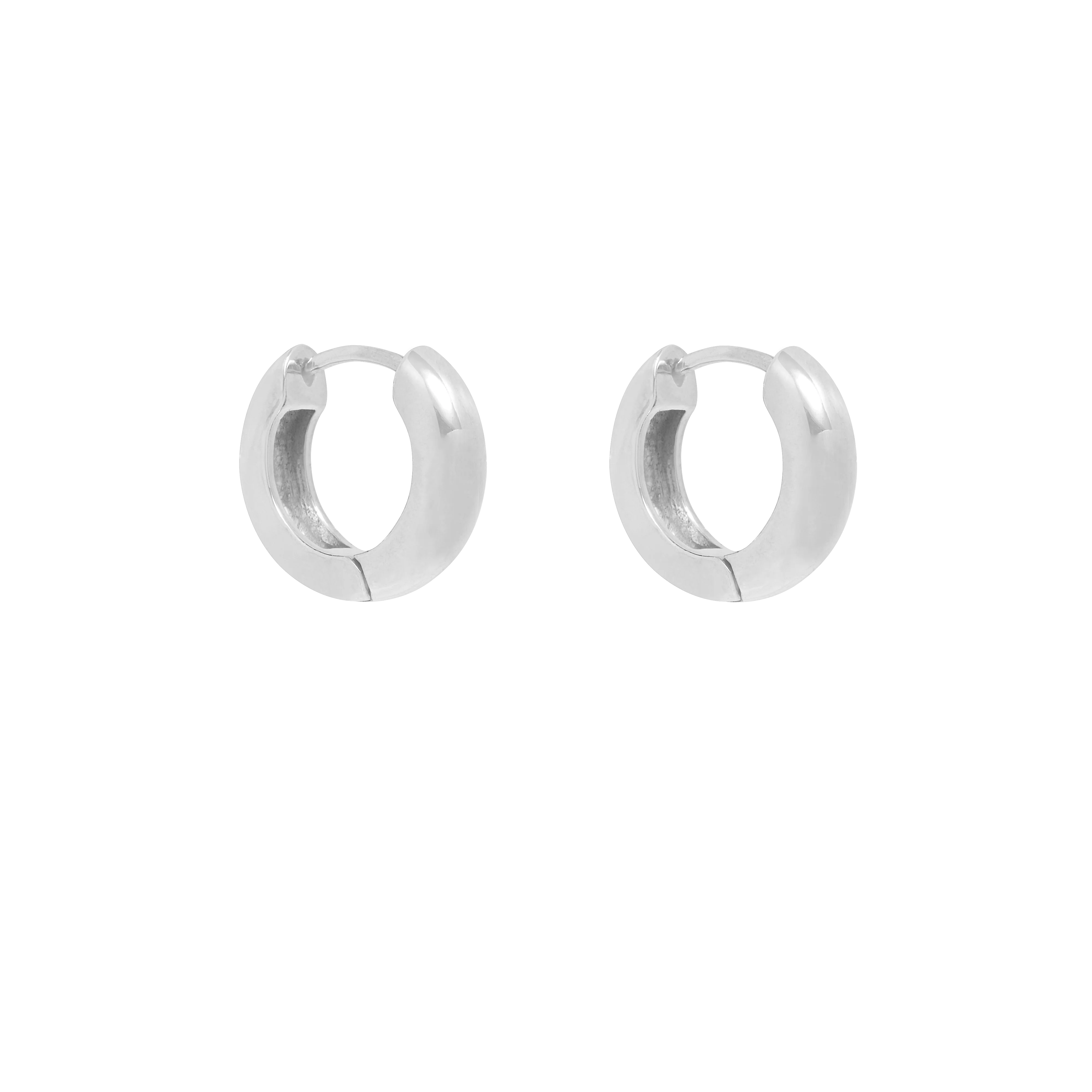 Leni Huggie Hoop - Silver