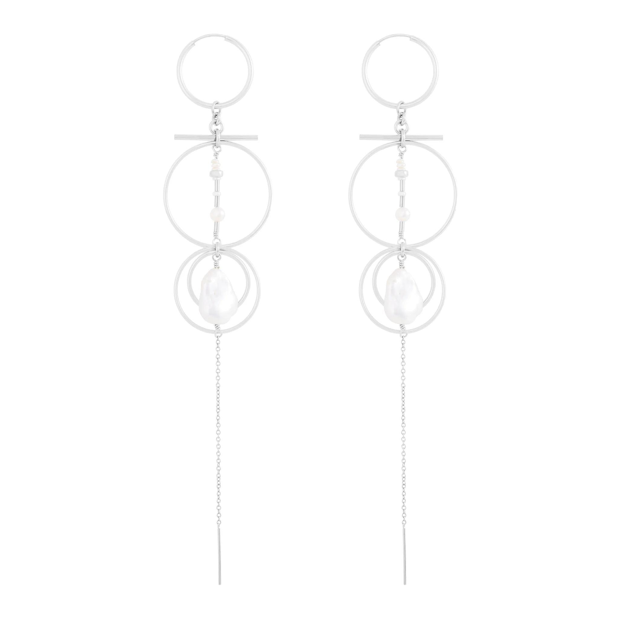Chulla Earrings - Silver