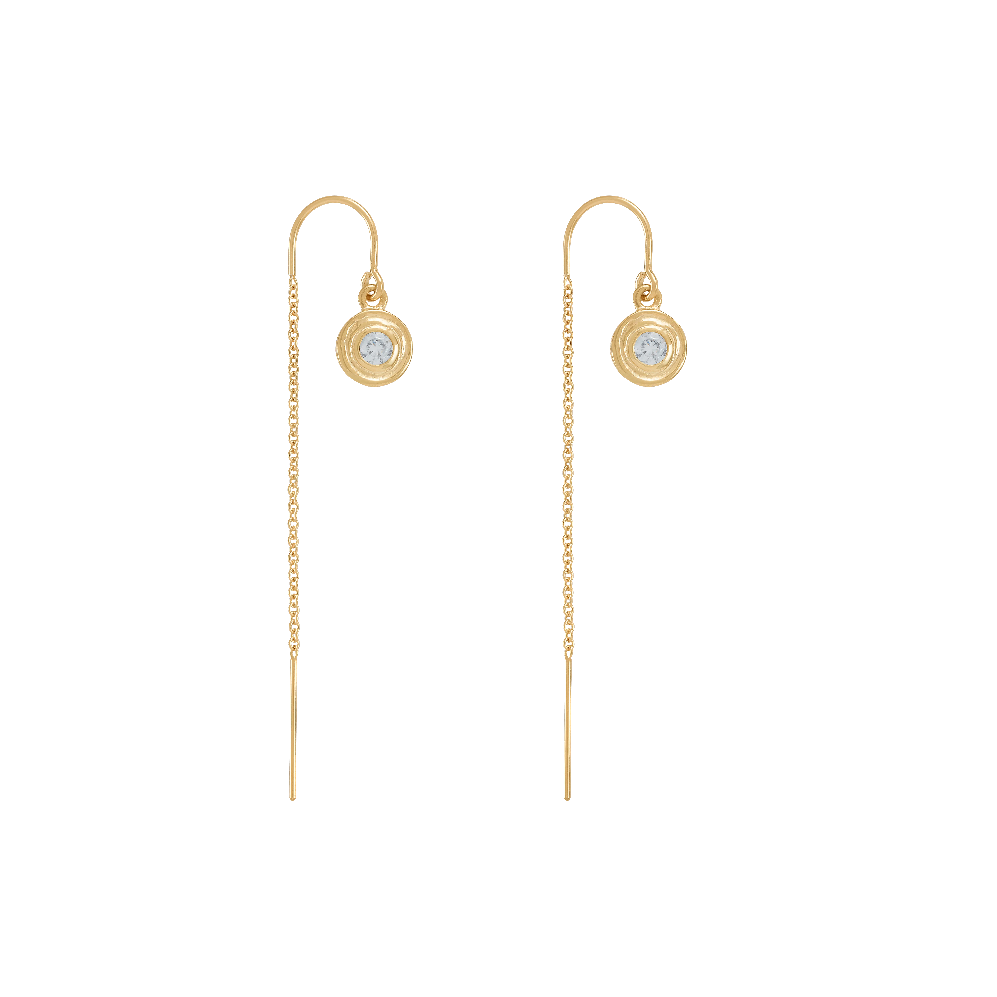 Birthstone Earrings - Gold