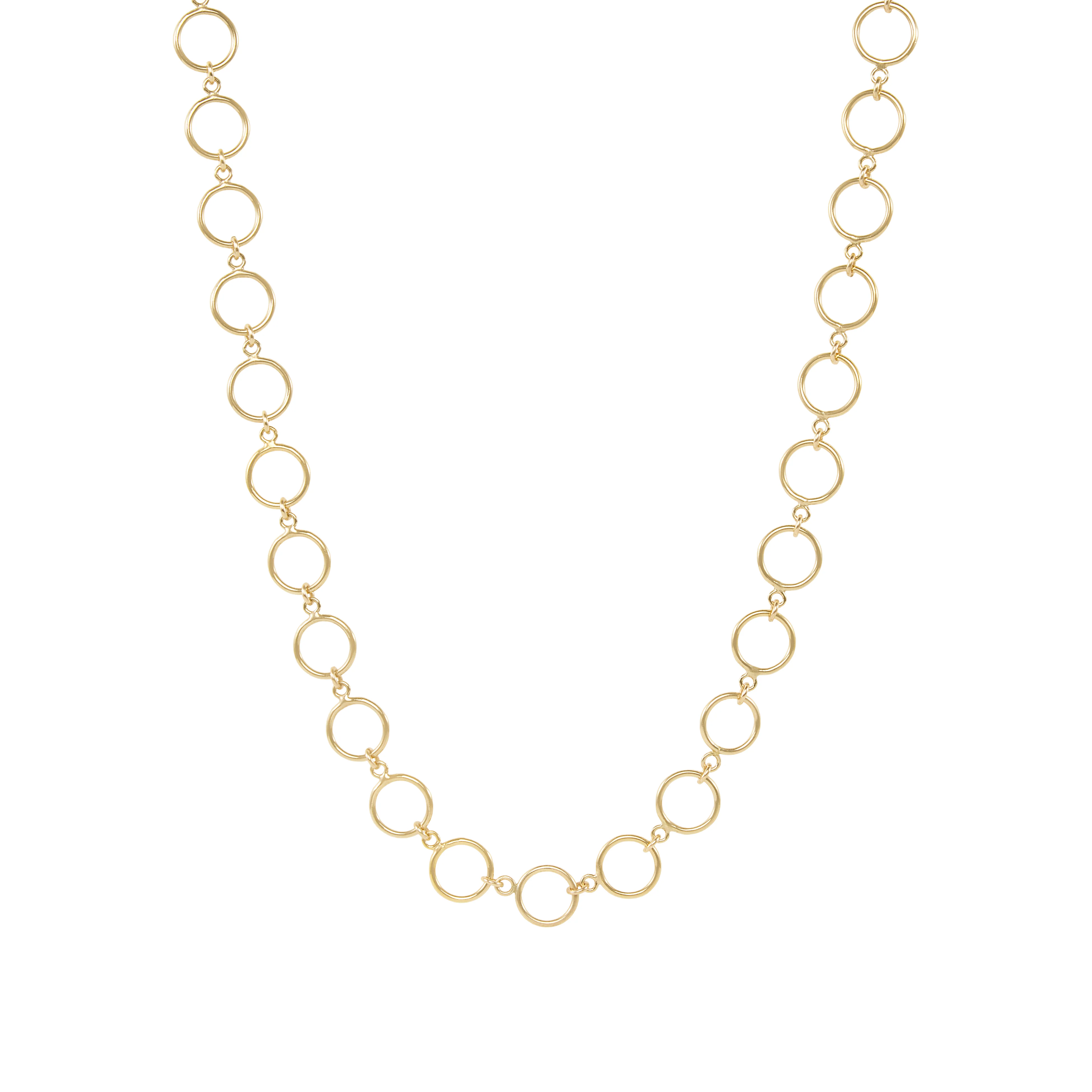 Fine Camelia Necklace - Gold