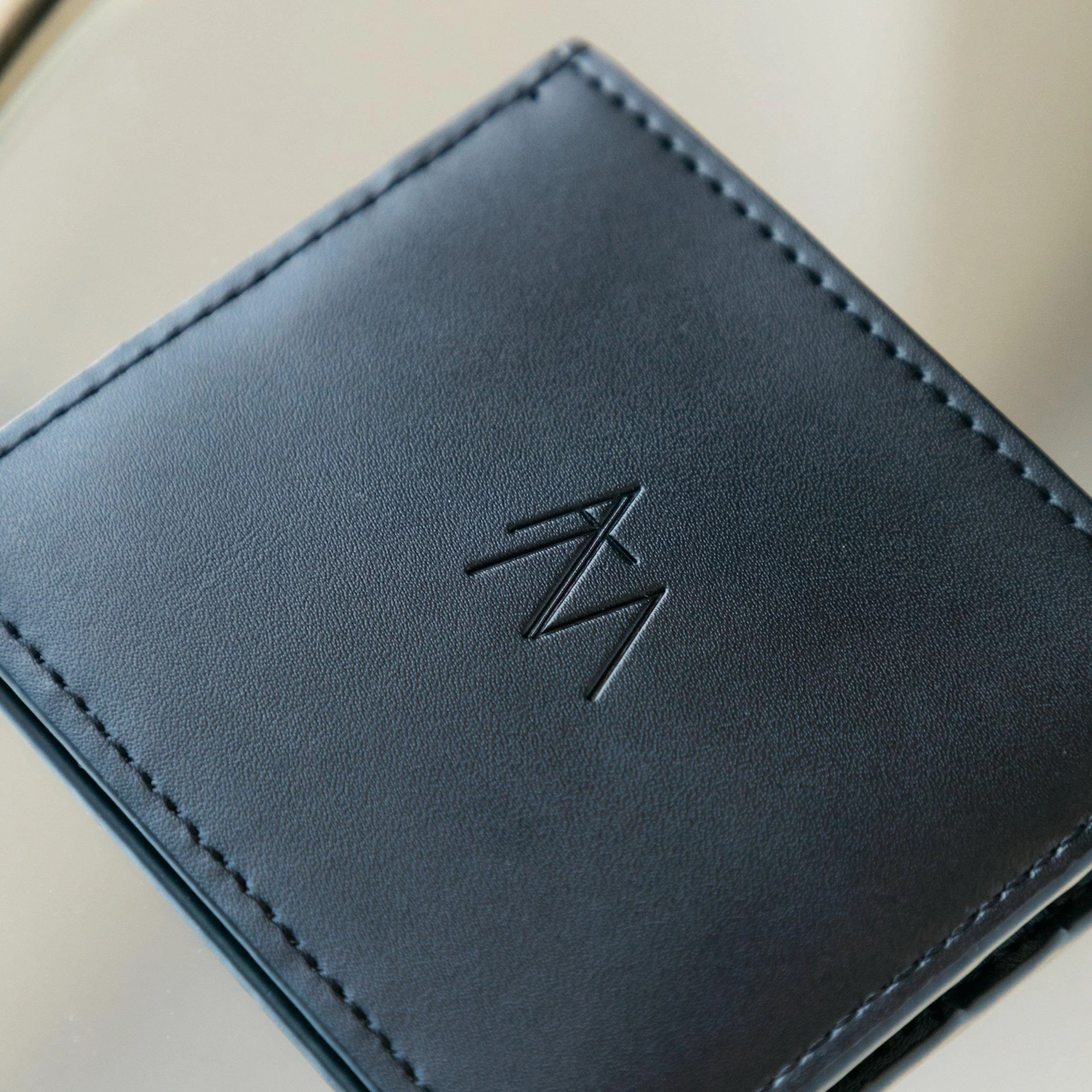 Alana Maria Black Leather Card Holder