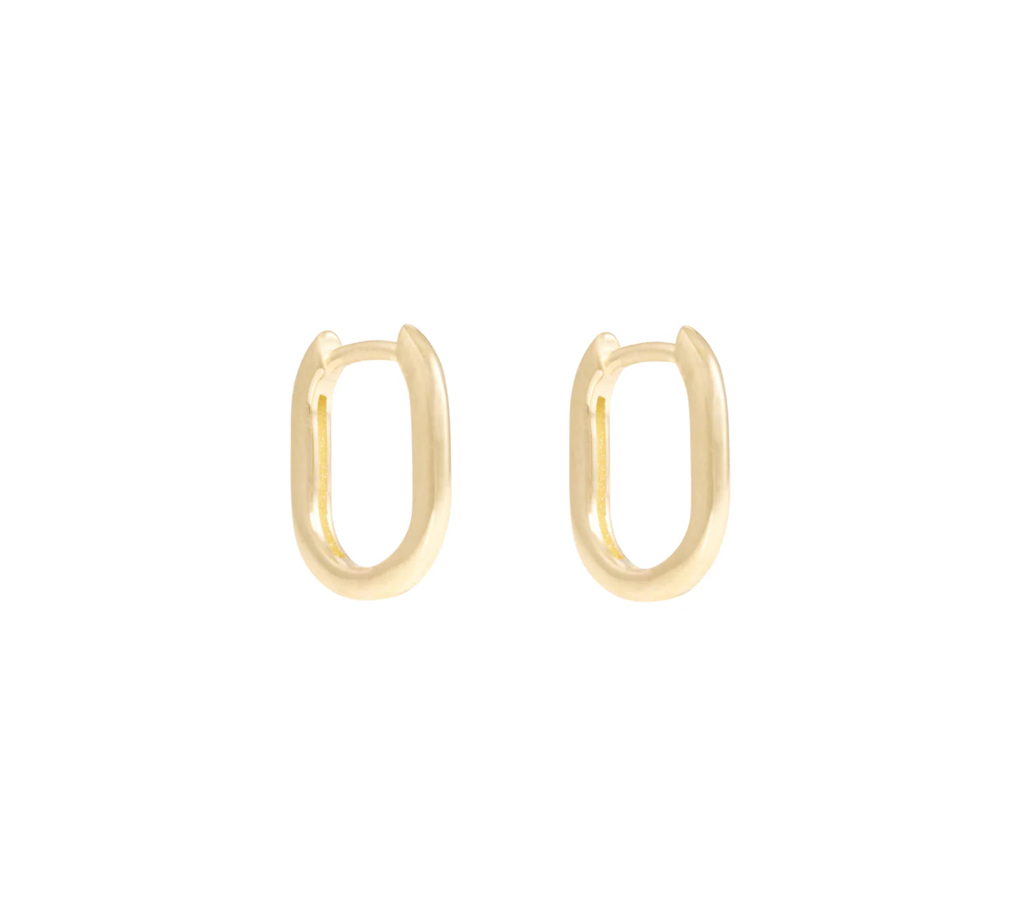 Akari Hoop Earrings 12mm - Solid Gold