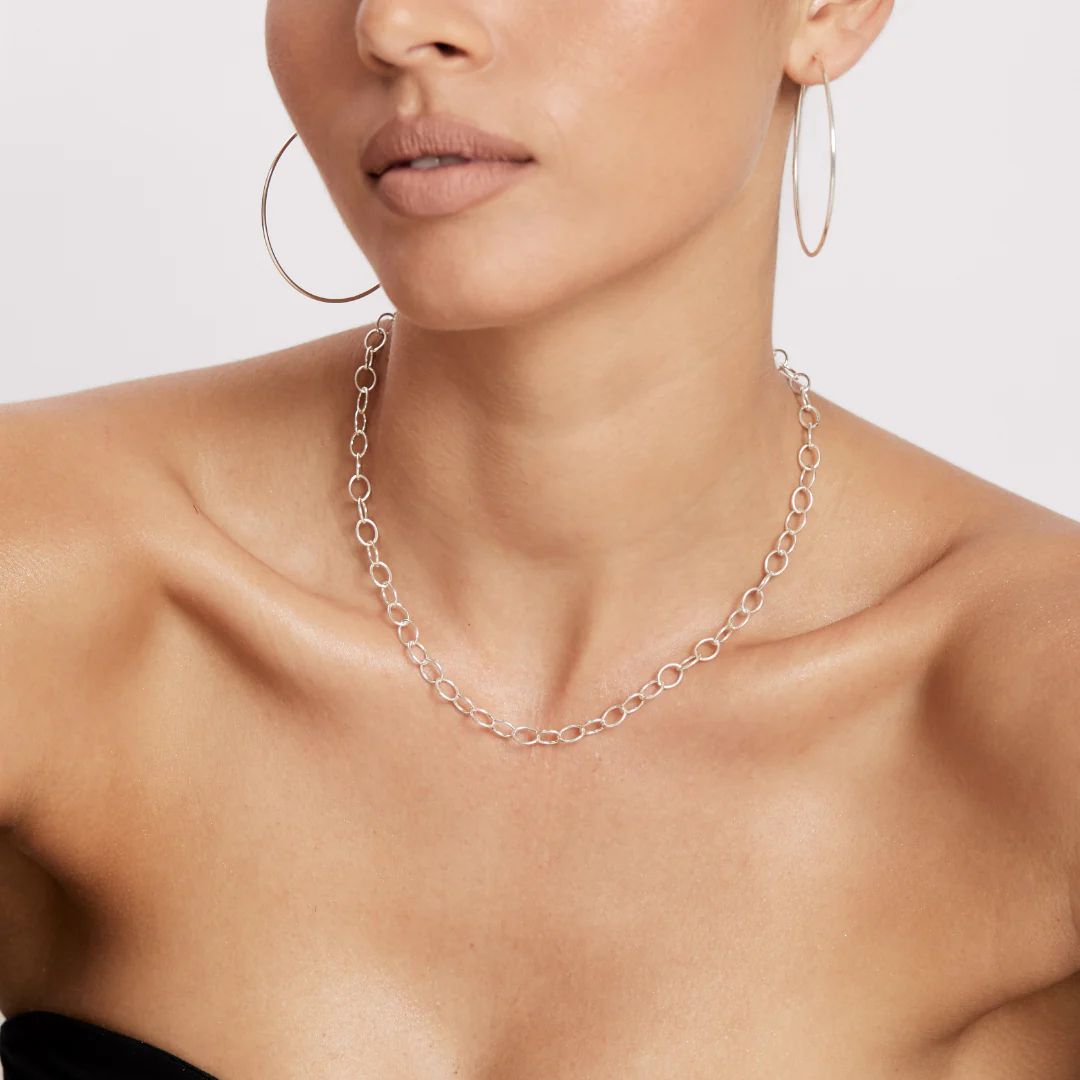 Koa Necklace - Sterling Silver