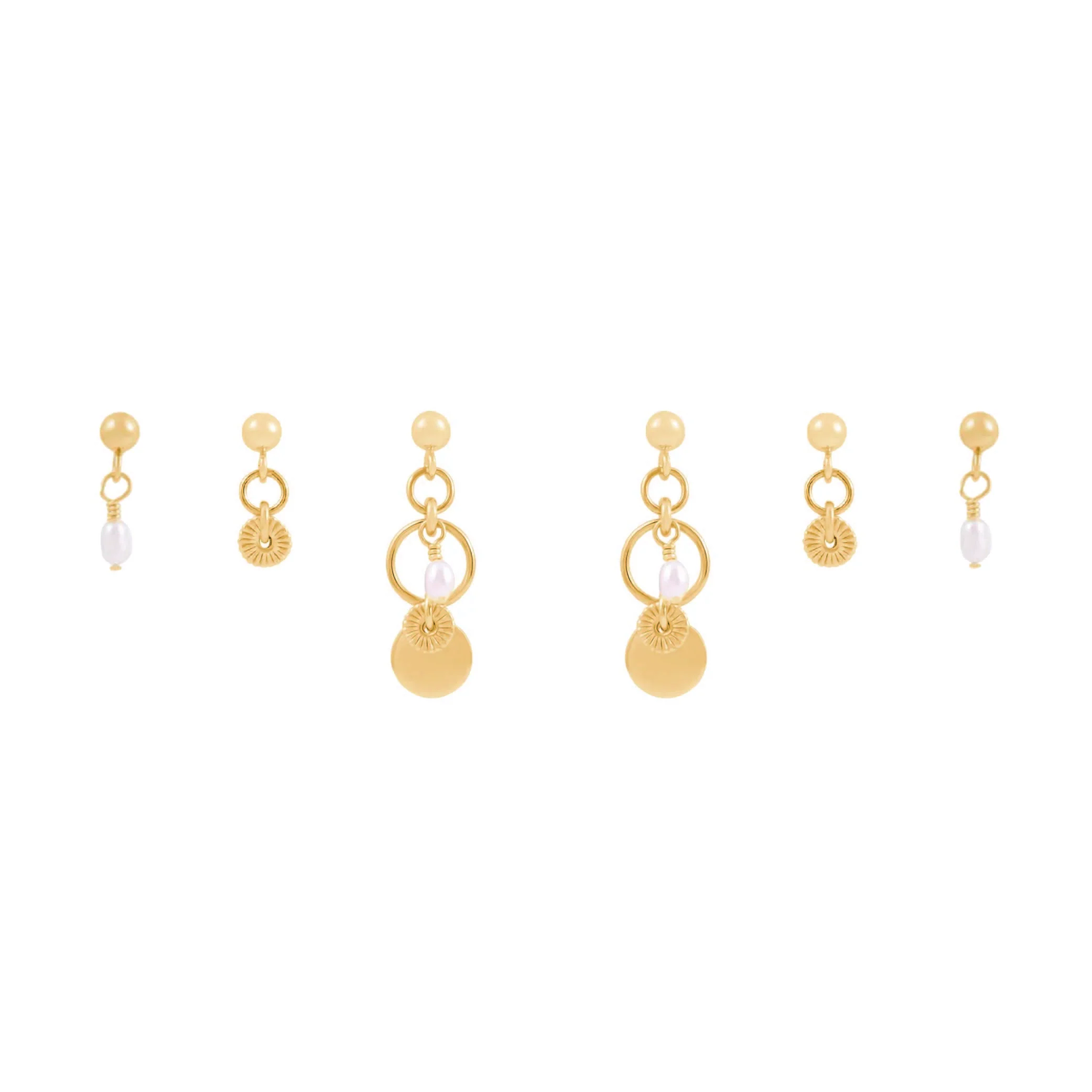 Tilly Earring Stack  - Gold