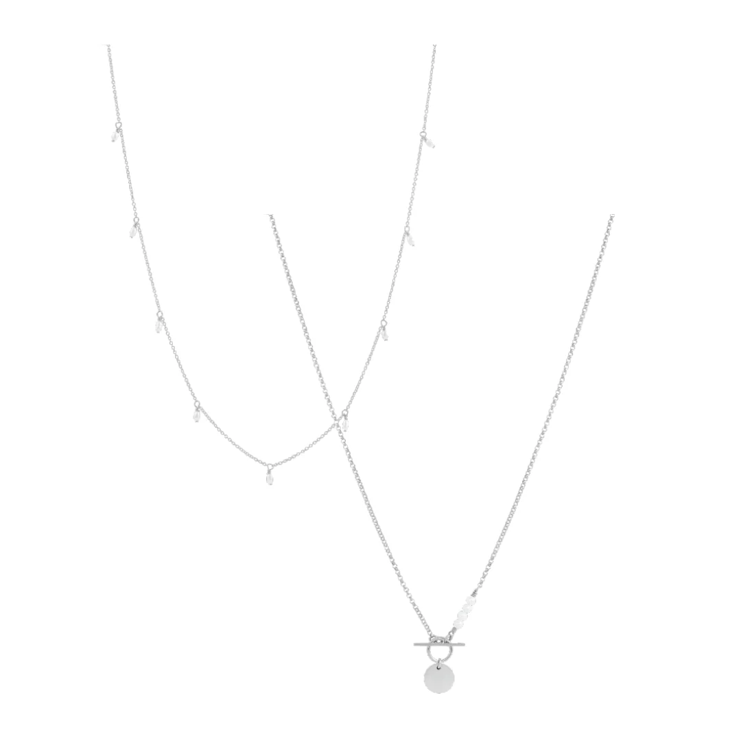 Darcie Necklace Bundle - Silver