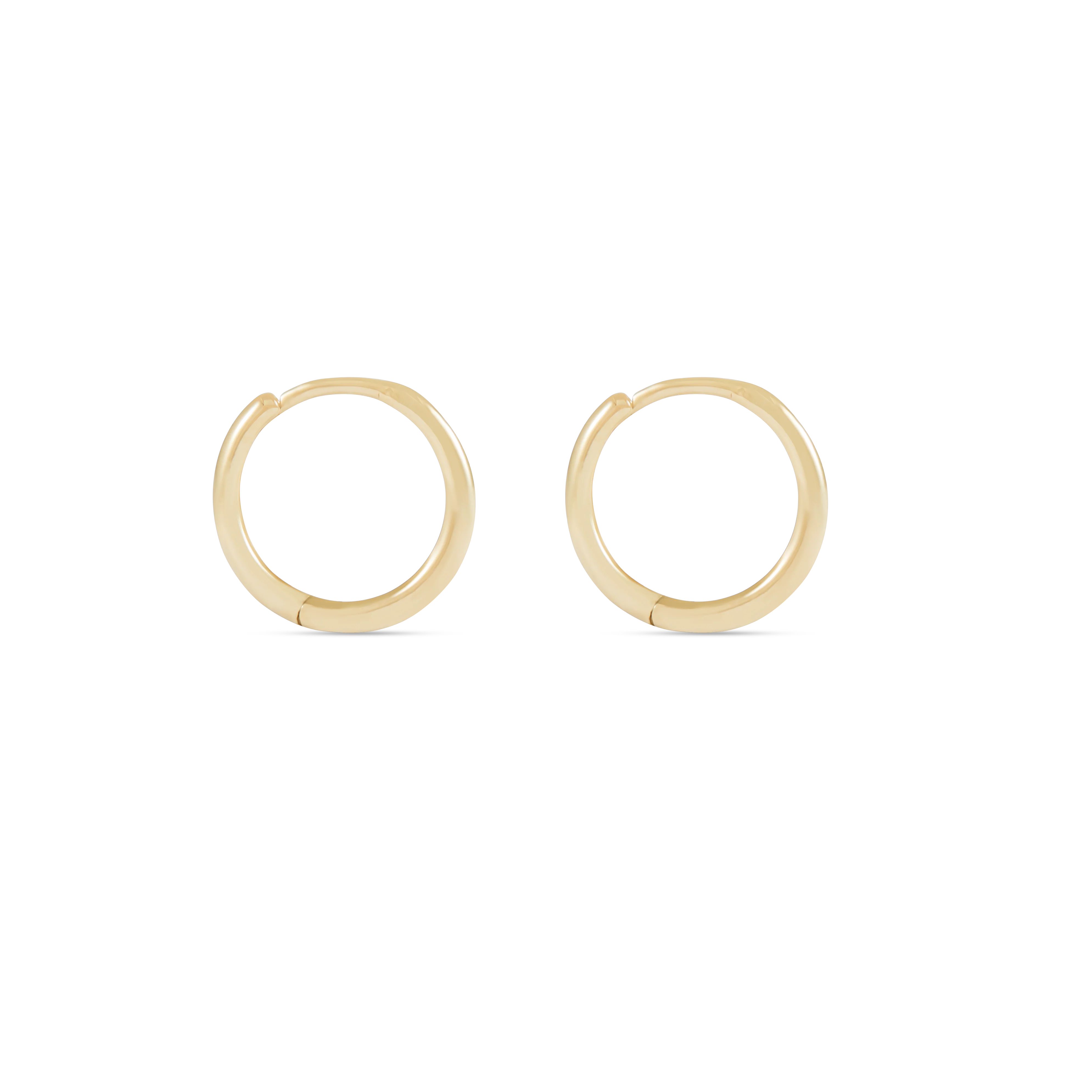Nikita Hoop Earrings - Solid Gold