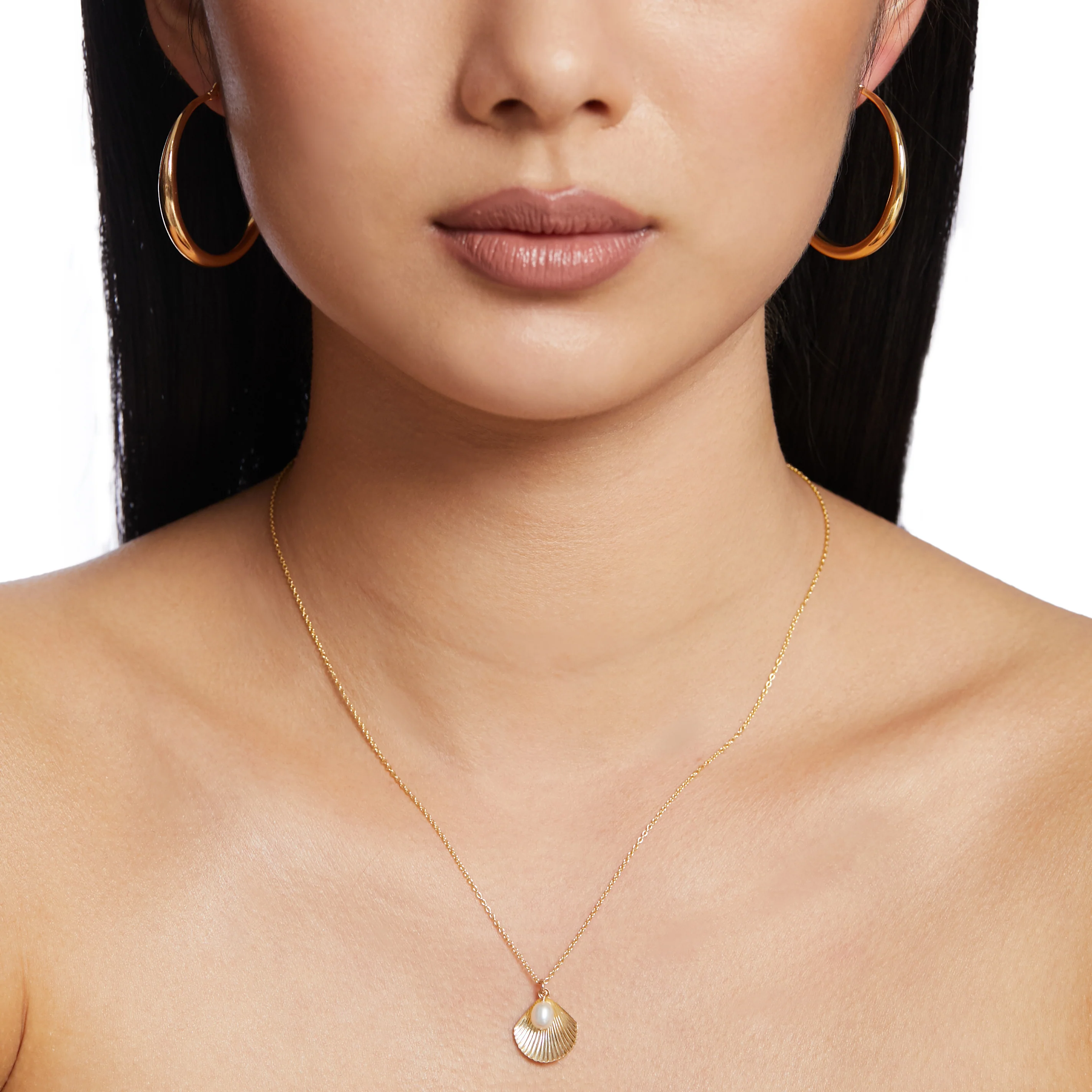 Ula Shell Necklace - Gold