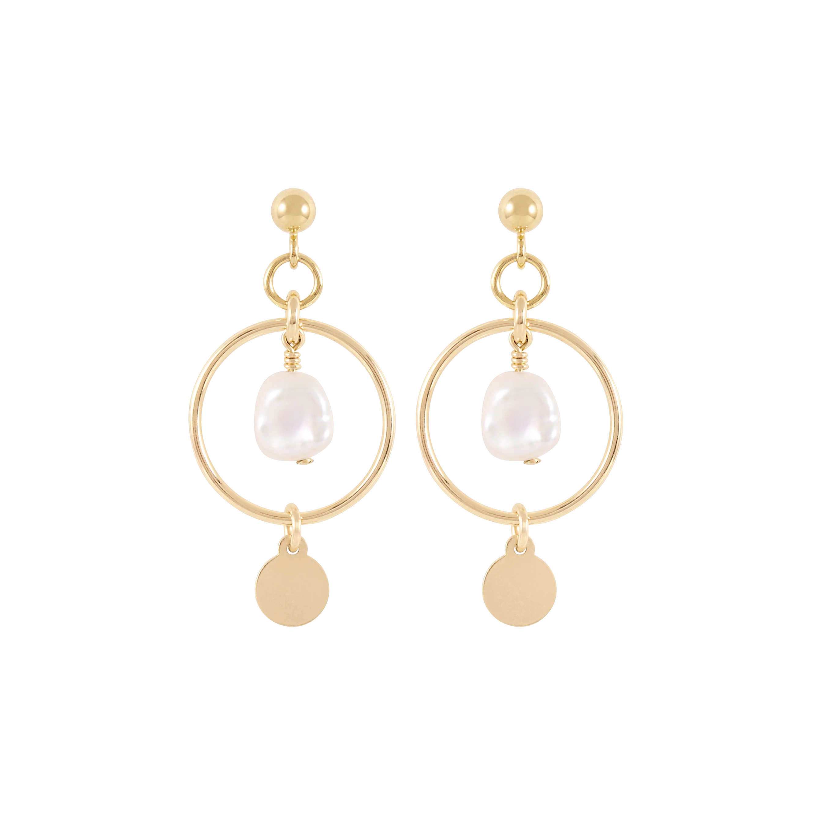Inka Earrings - Gold