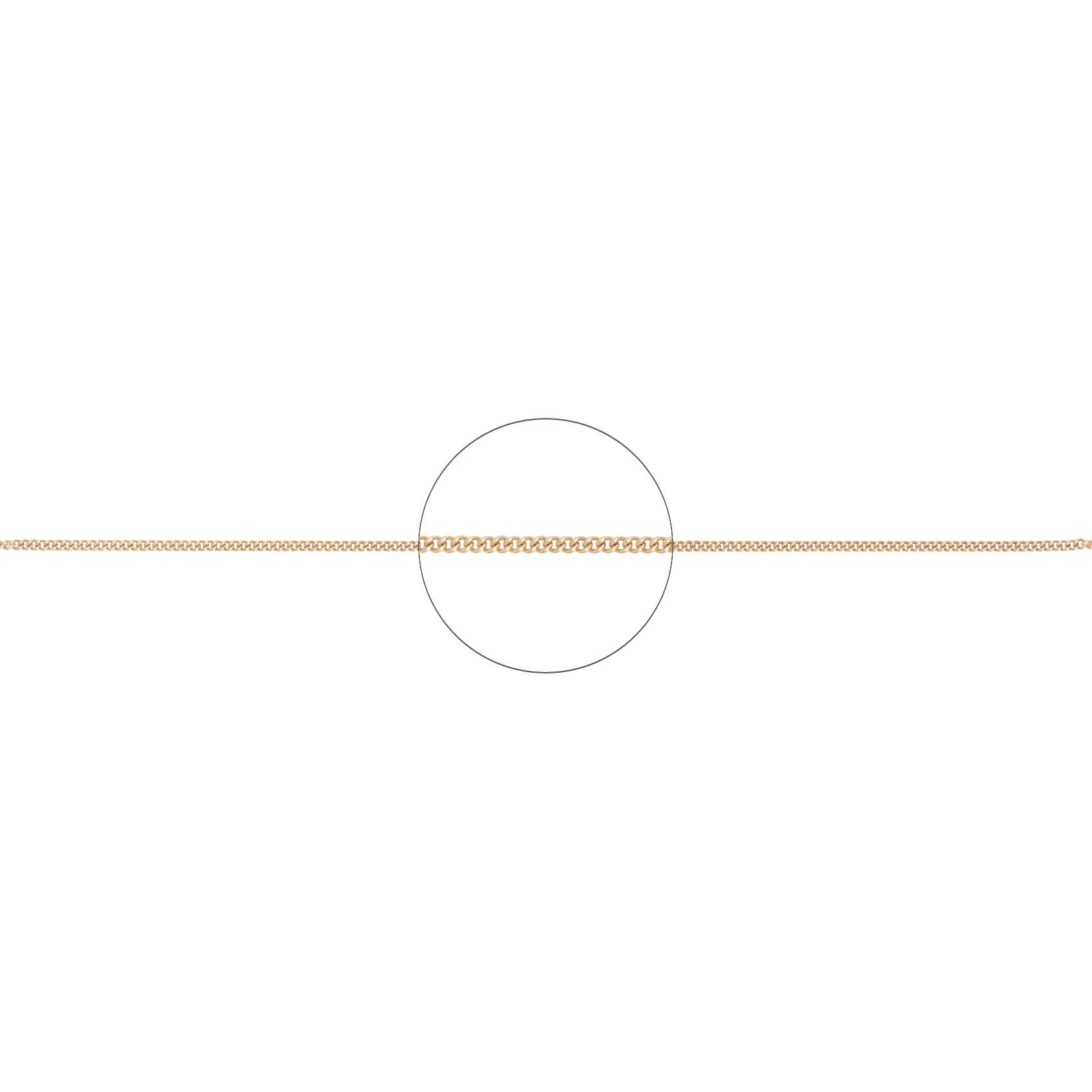 Curb Chain 1.6mm - Gold