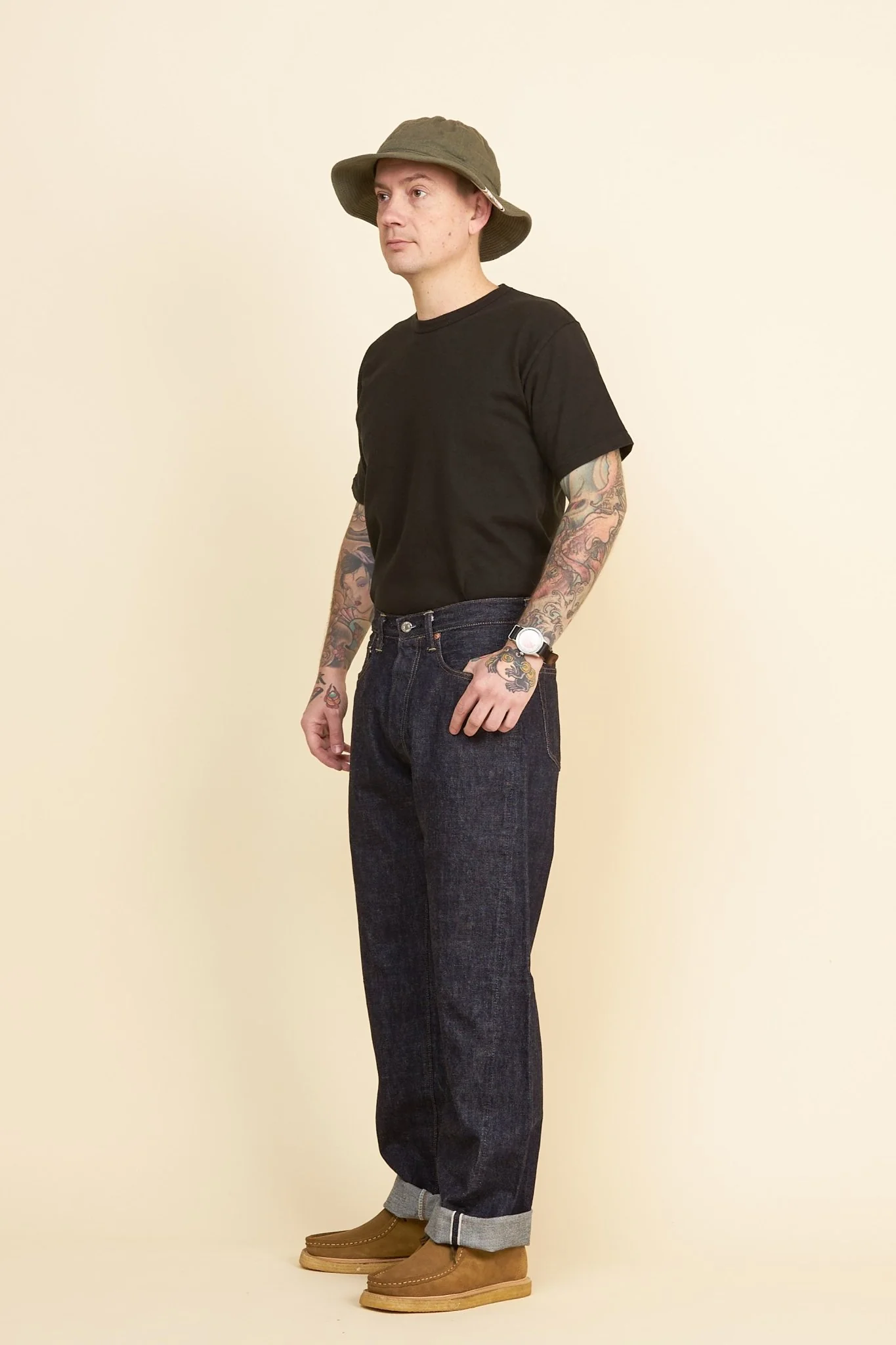 TCB Jeans 50's XX High Rise Straight Denim - 13.5oz