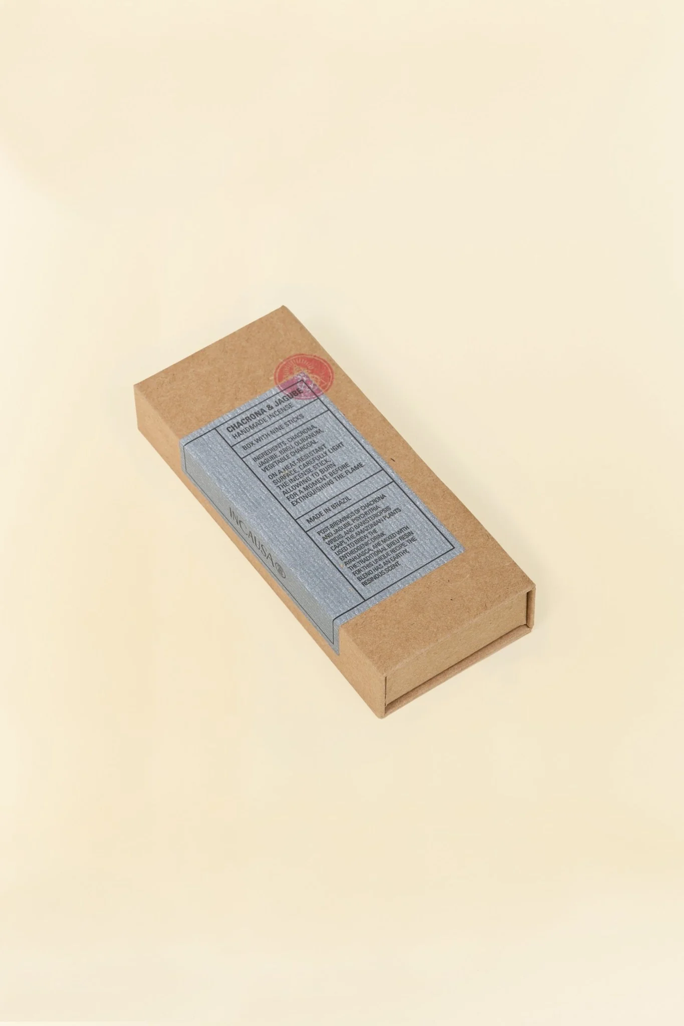 Incausa Incense - Charcona and Jagube Breu Resin Incense Box