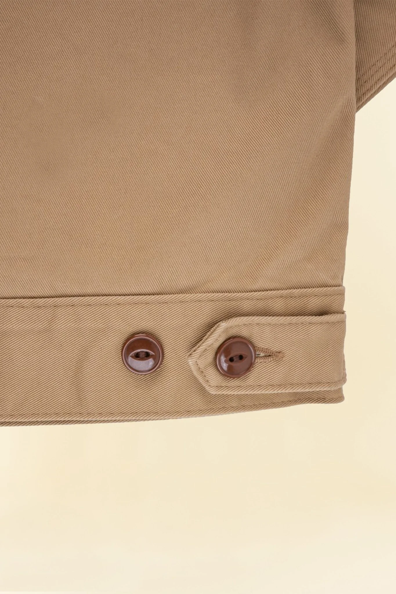 Iron Heart 12oz Kurashikizome Twill Work Jacket - Beige