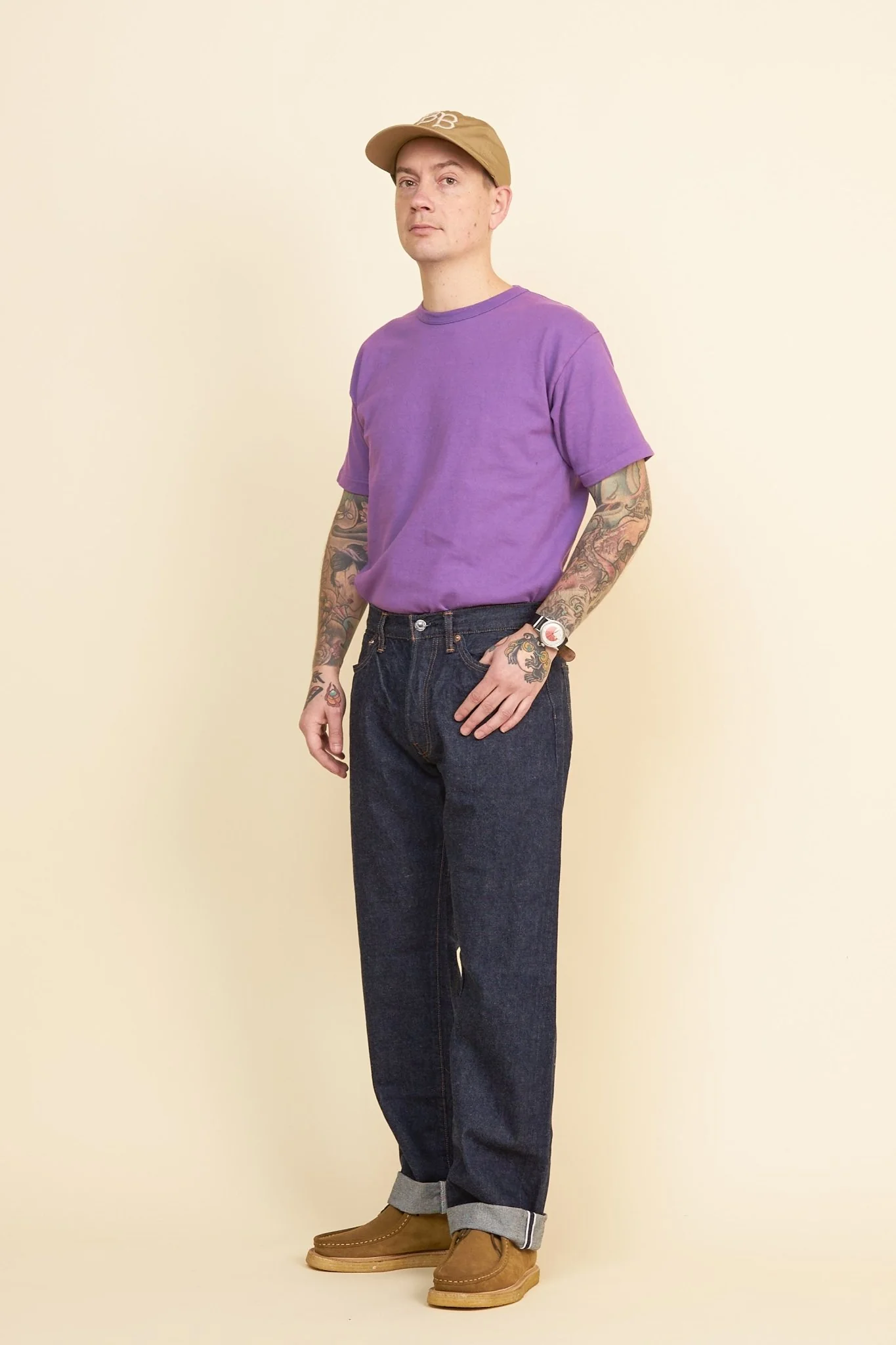 TCB Jeans 60's XX Medium Rise Tapered Denim - 13oz