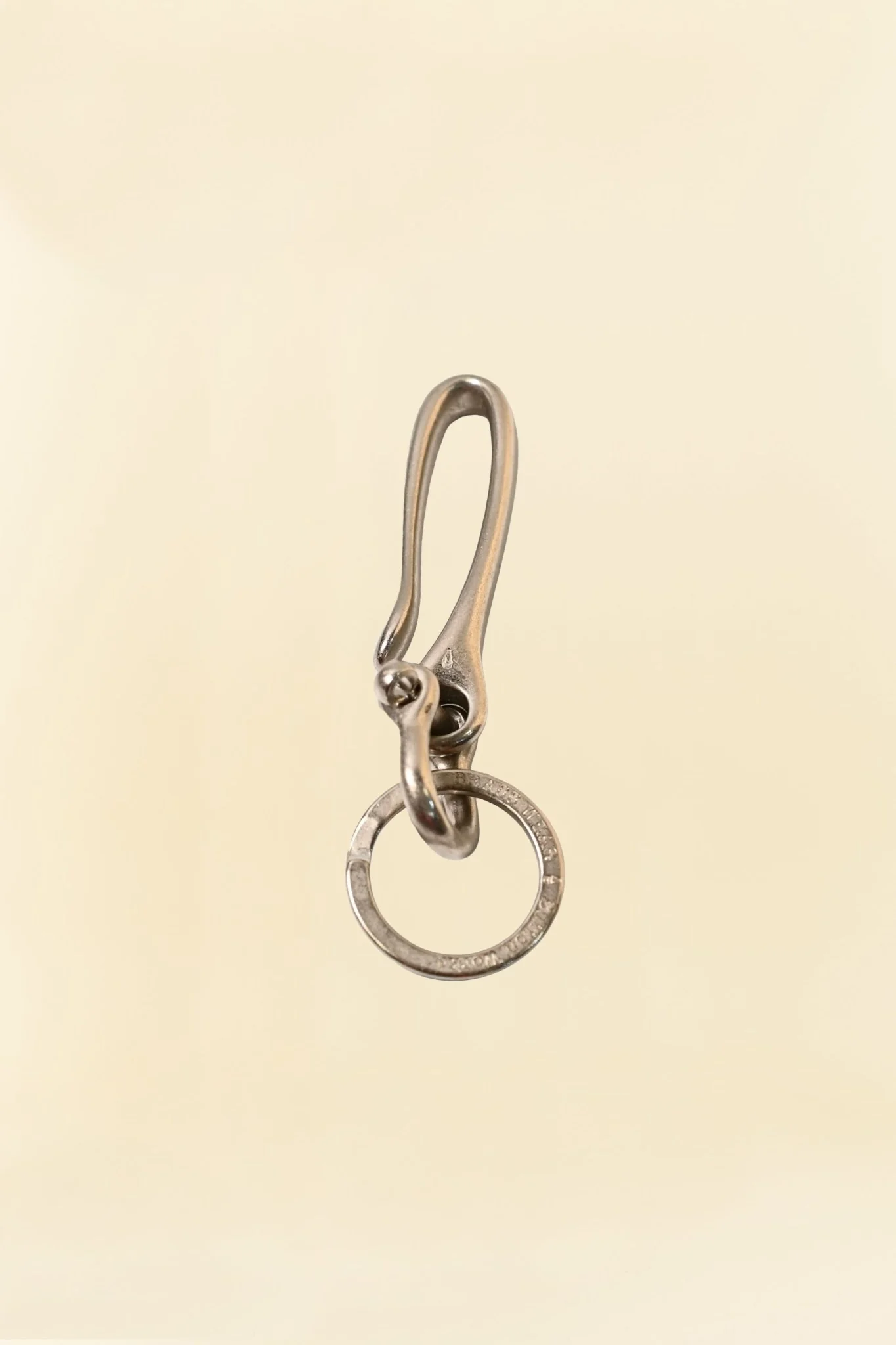 Button Works Nickel Fish Hook Key Holder