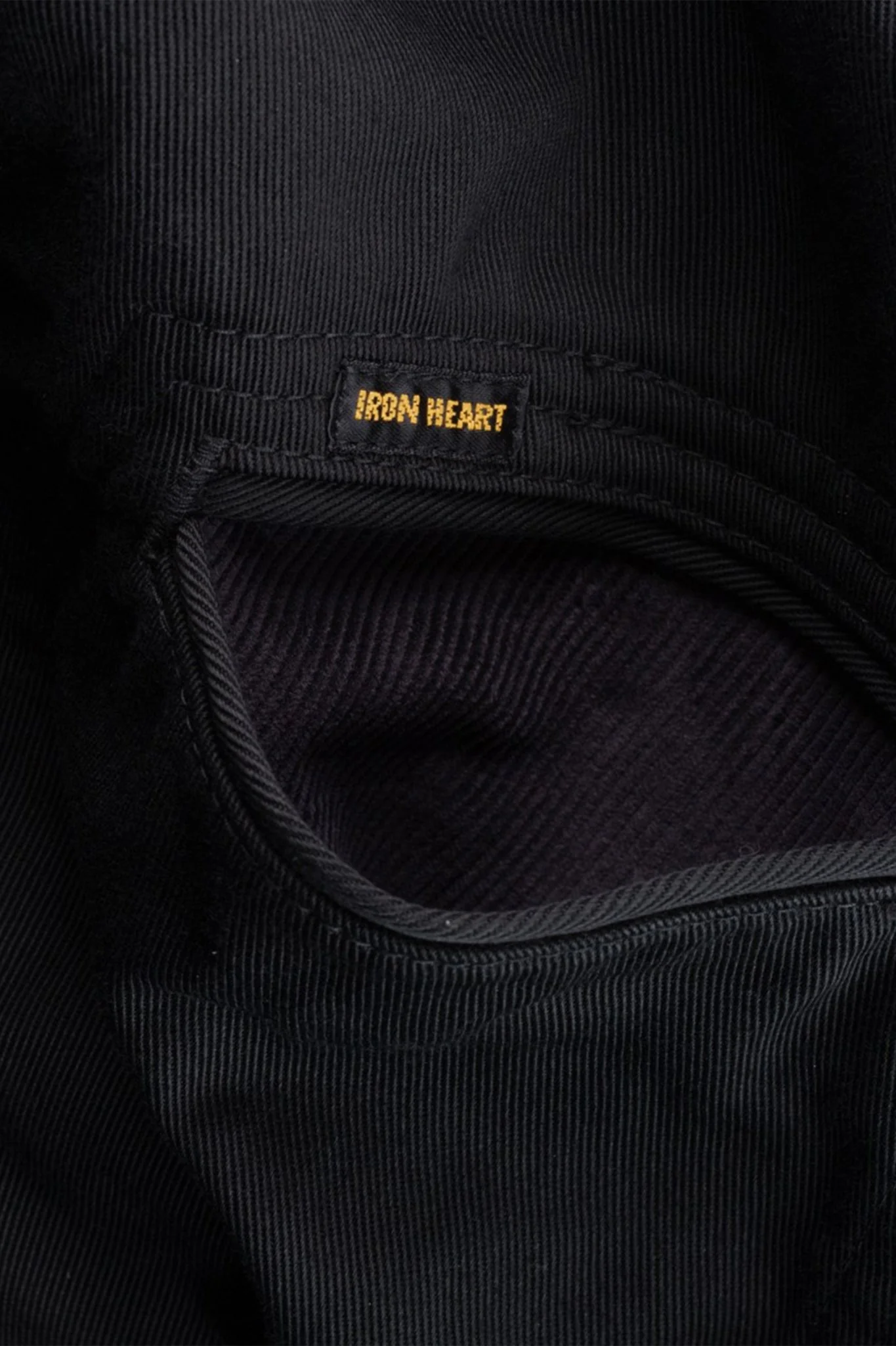 Iron Heart 12oz Kurashikizome Twill Work Jacket - Black