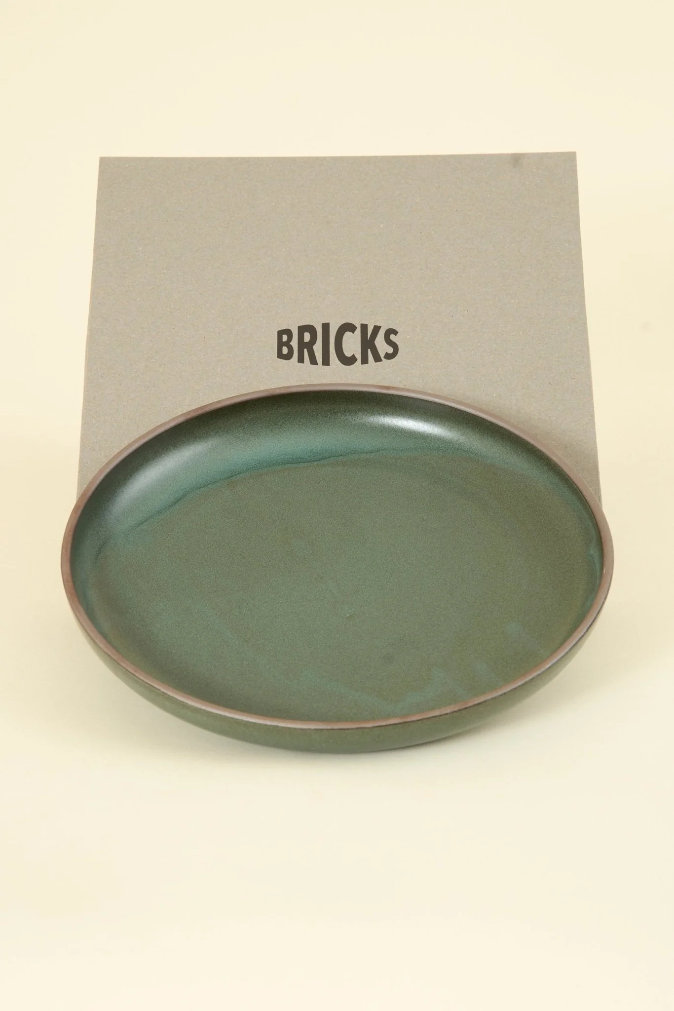 CHIPS Inc. BRICKS Large Plate - Green