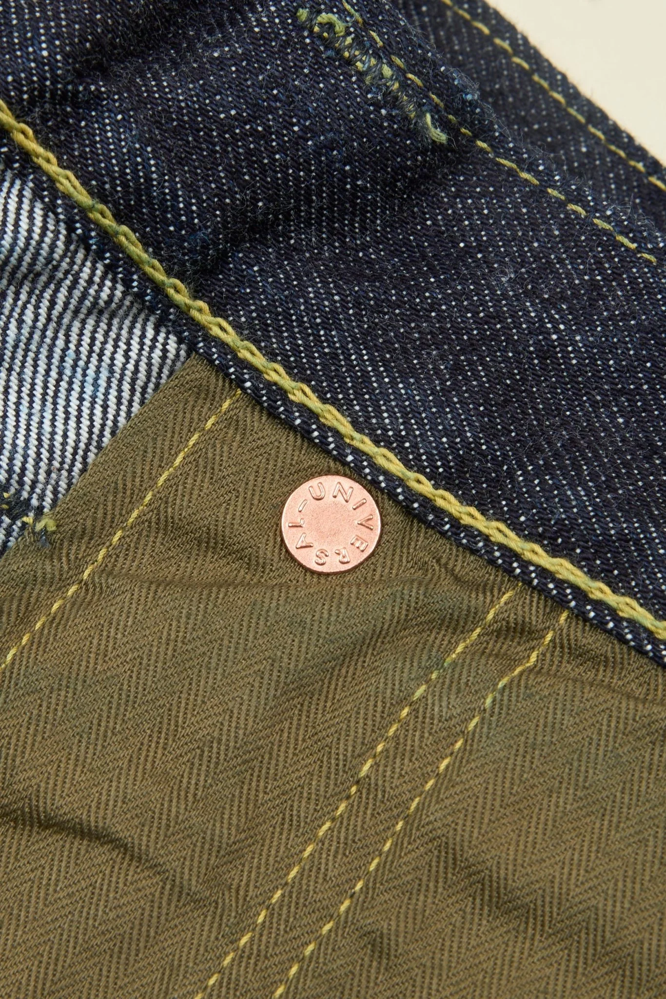 TCB Jeans S40's High Rise Straight Denim - 14oz