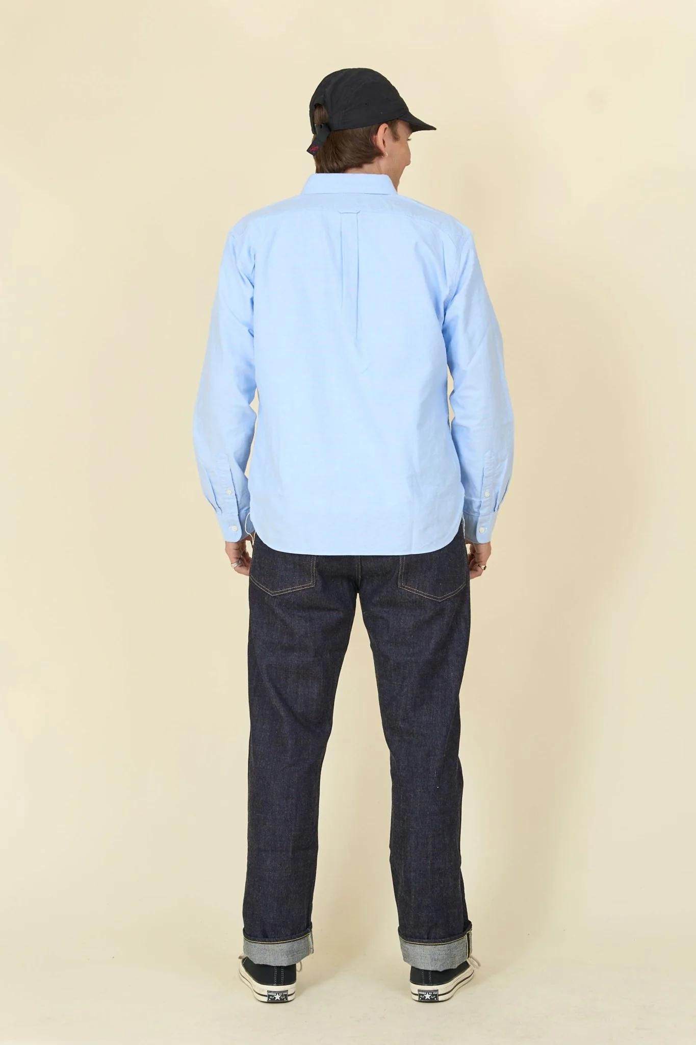 Pherrow's Button Down Oxford Shirt - Sax Blue