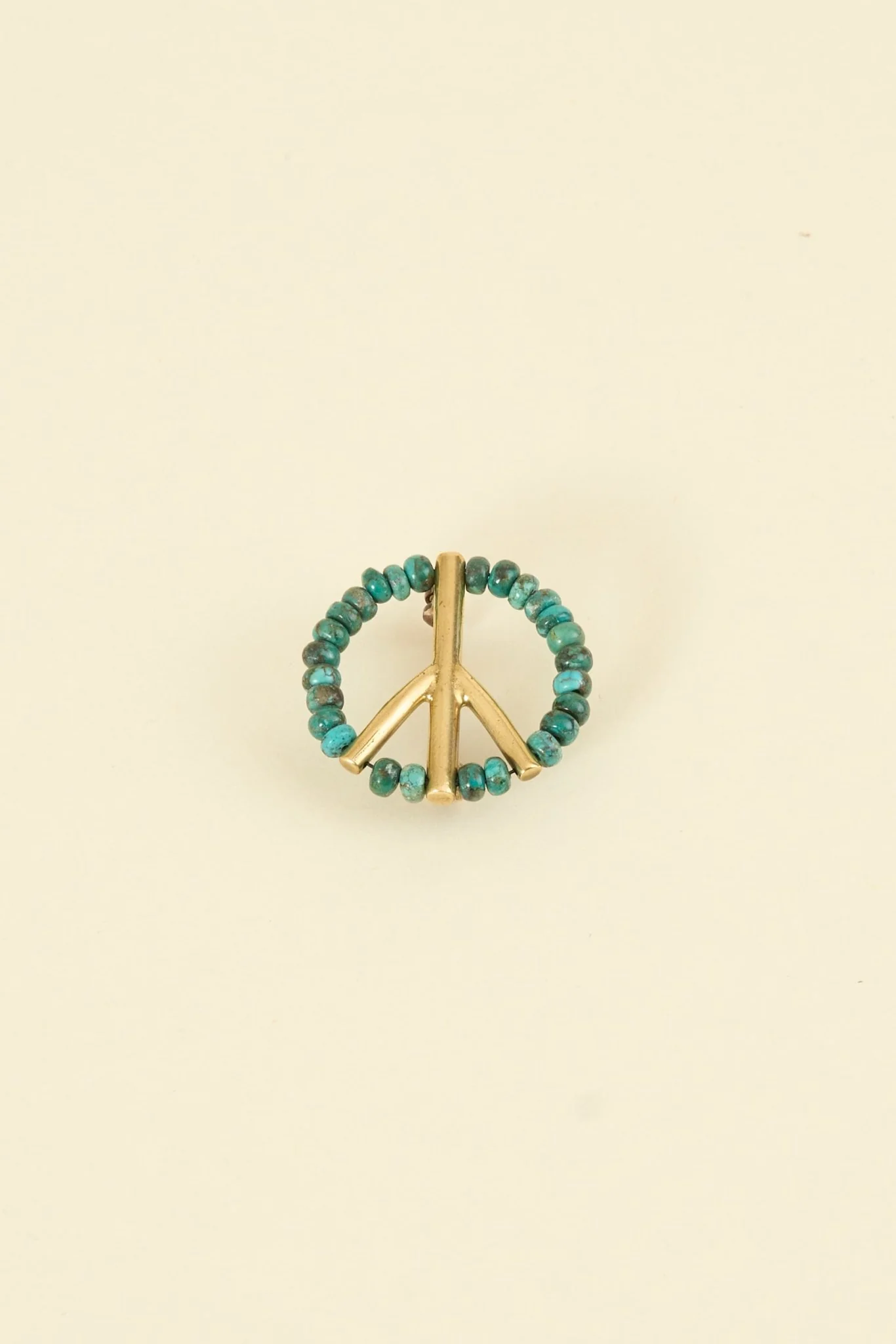 SunKu Peace Pin - Turquoise / Gold