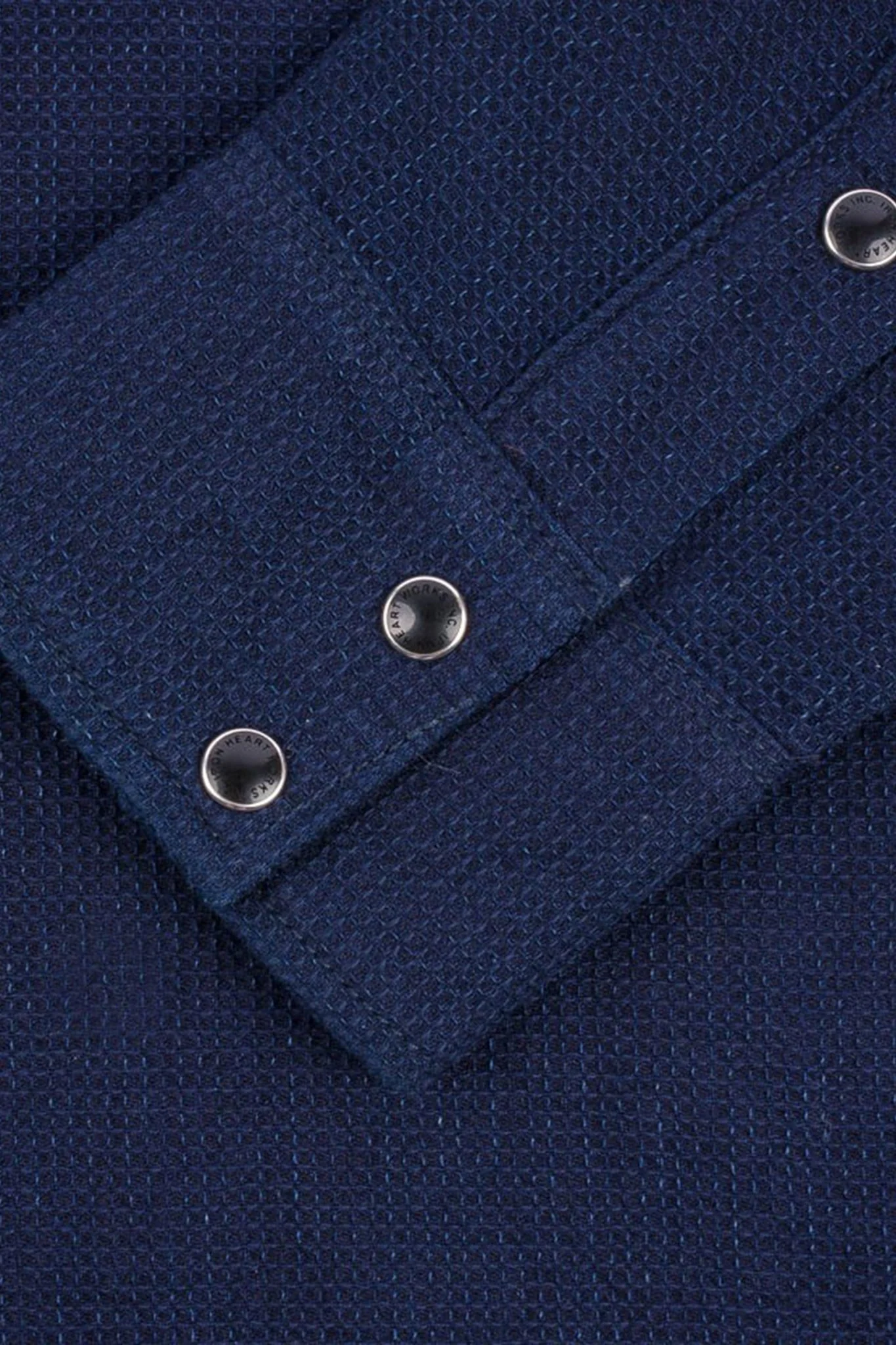 Iron Heart 5oz Selvedge Dobby Cloth Western Shirt - Indigo