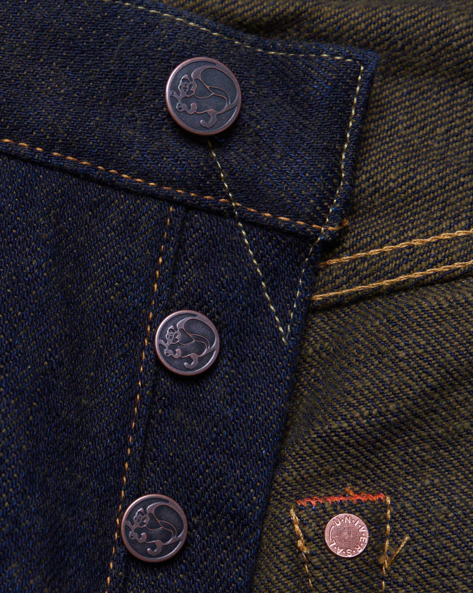 Tanuki 19.5oz HKHT 'Heavy Kusaki' High Rise Tapered Selvedge Denim