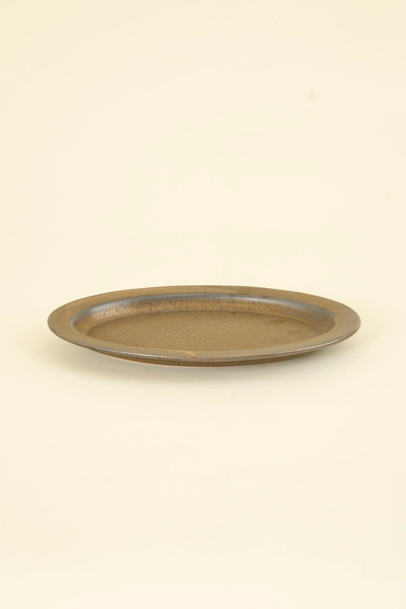 CHIPS Inc. Ancient Pottery Oval Plate - Brass