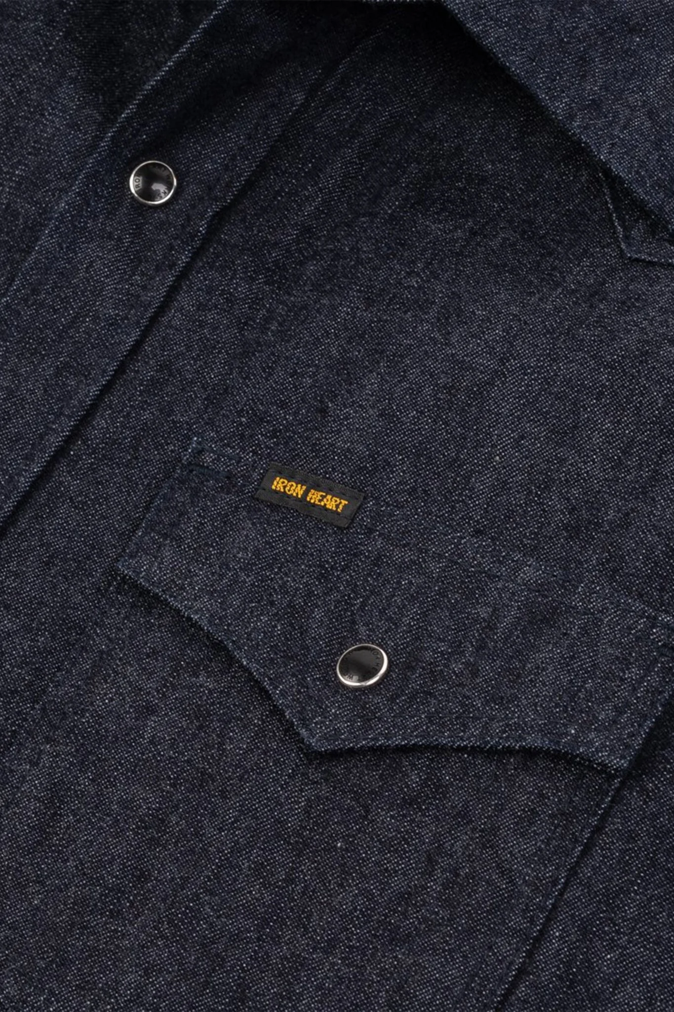 Iron Heart 10oz Selvedge Denim Western Shirt - Indigo