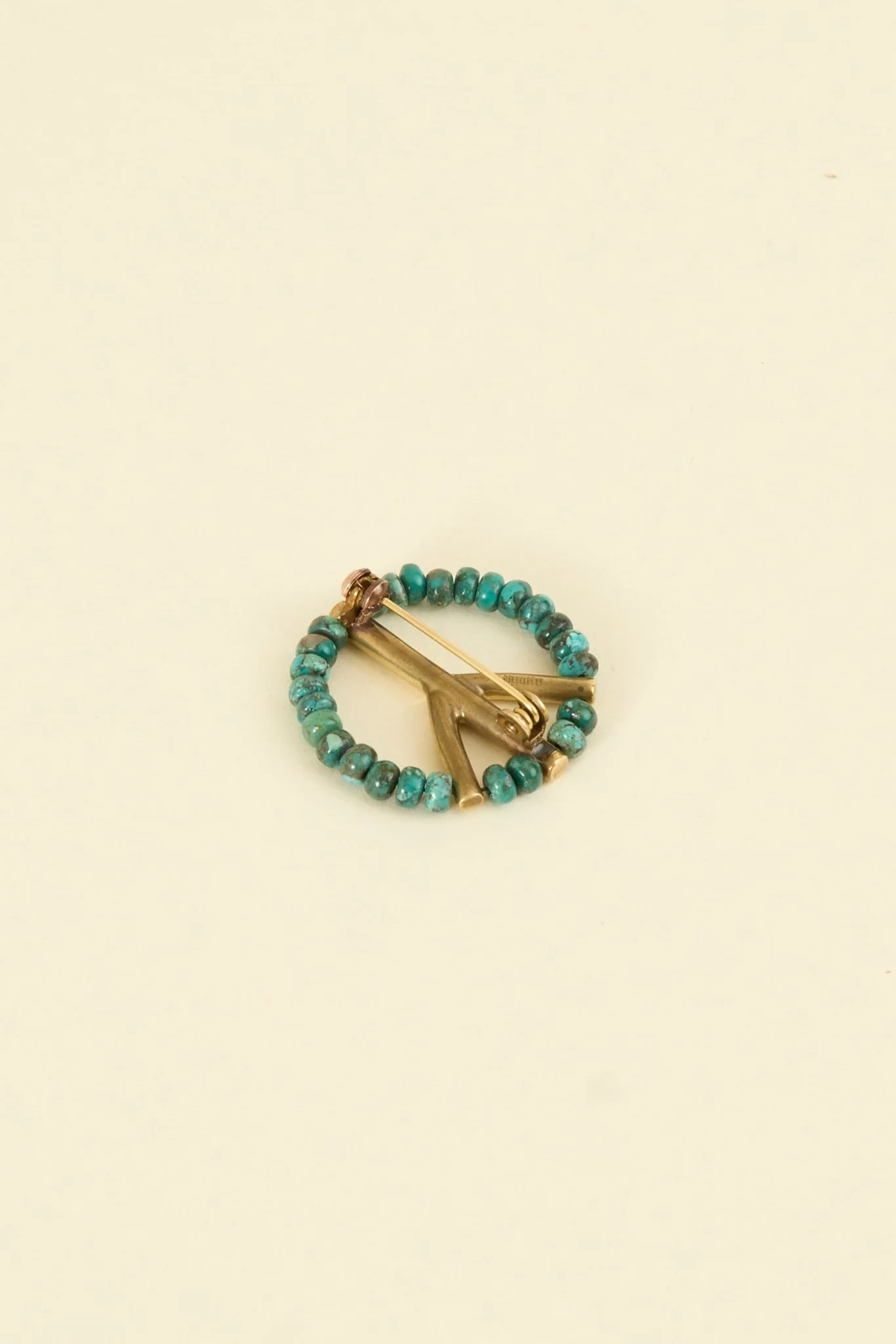 SunKu Peace Pin - Turquoise / Gold